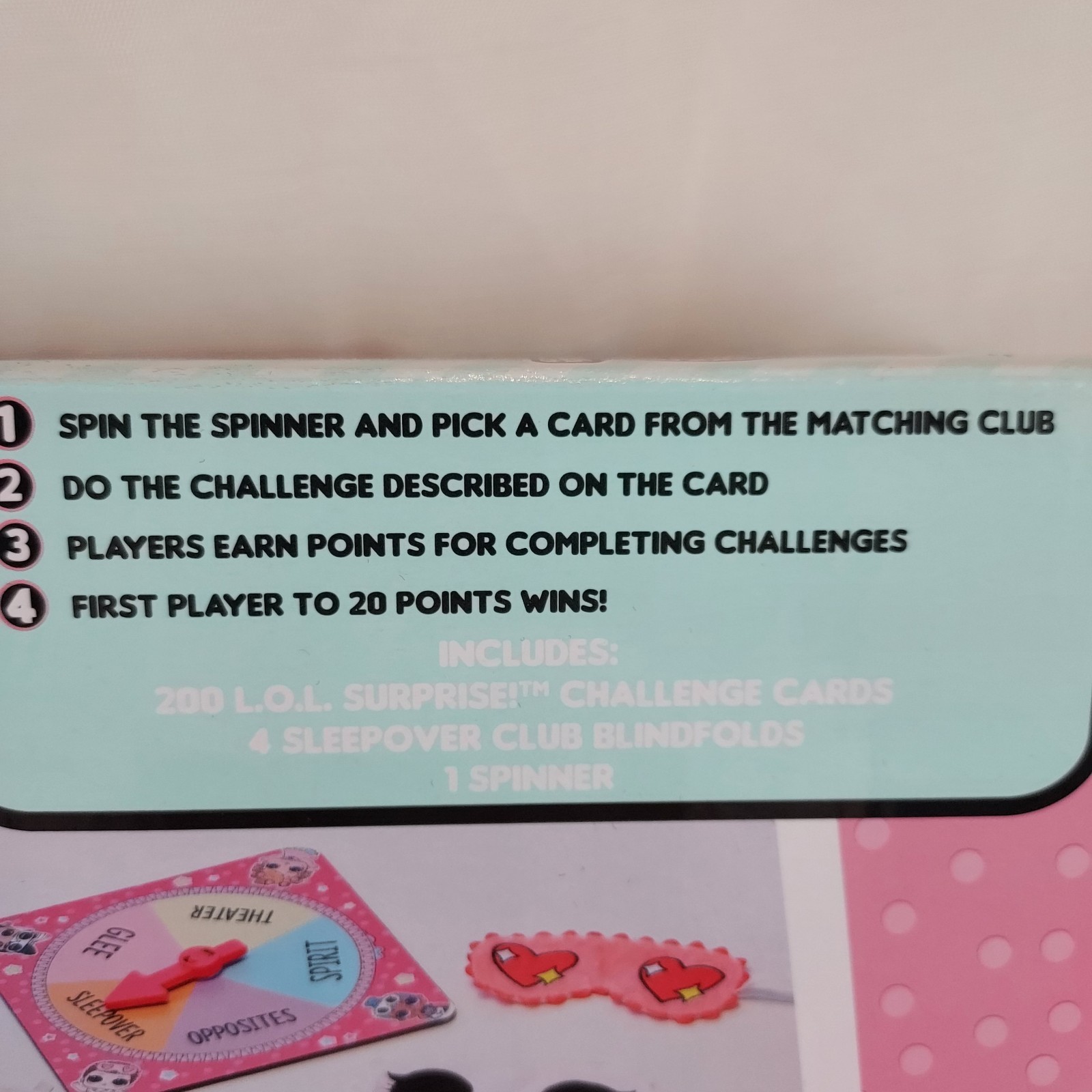 LOL Surprise Sleepover Surprise Party Game 4 Blindfolds NIB