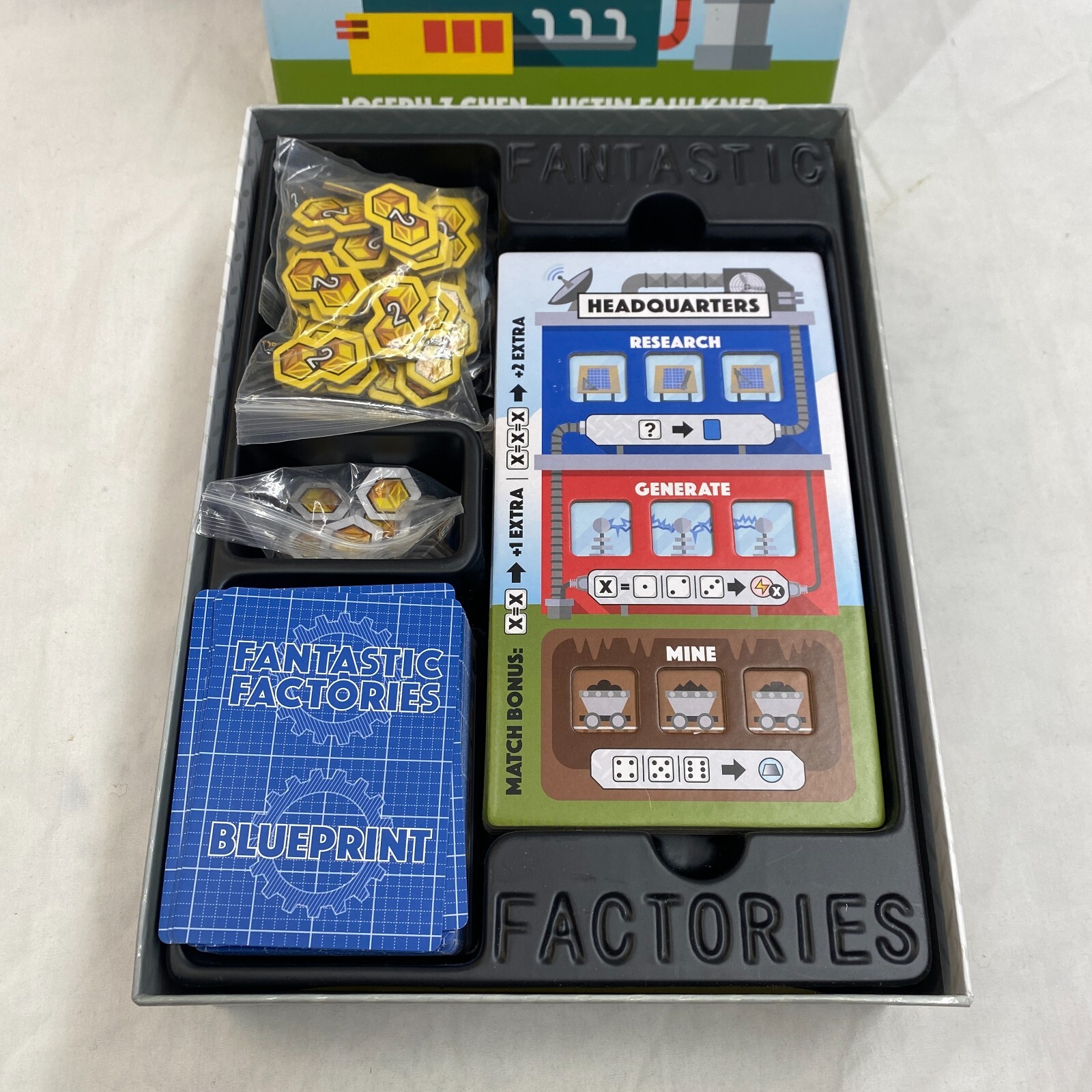 Fantastic Factories Board Game Deepwater Games 2019 EX/EX