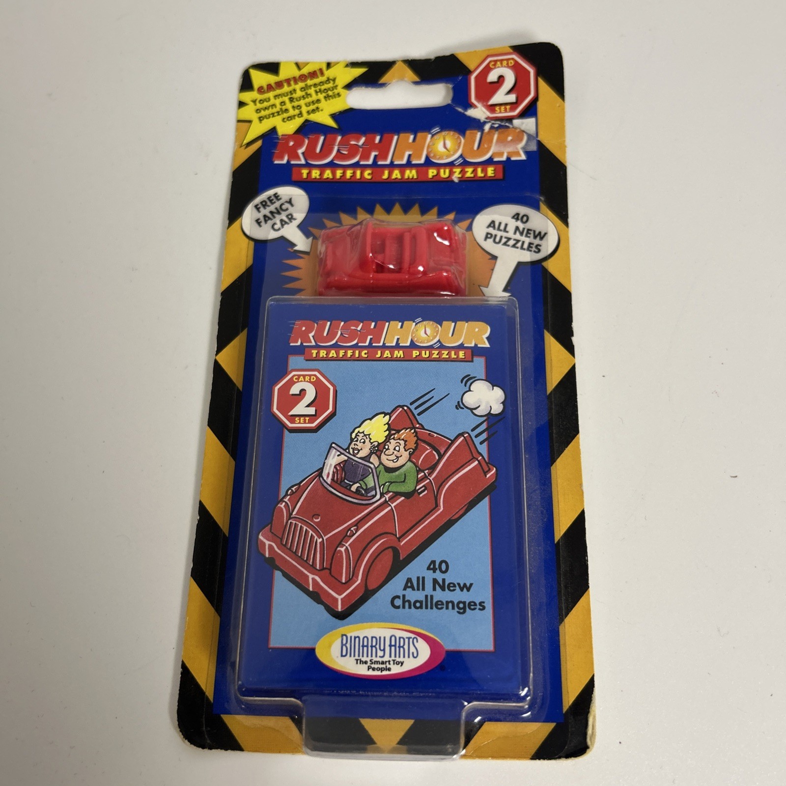 1997 Rush Hour Traffic Jam Card Set #2 40 card pack & Car