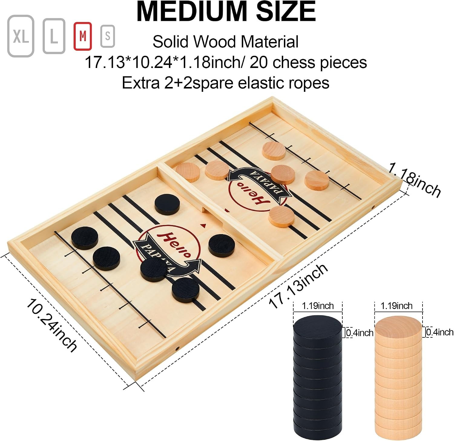Ultimate Fast Sling Puck Game – A Woodcrafted Adventure for Parties & Gatherings