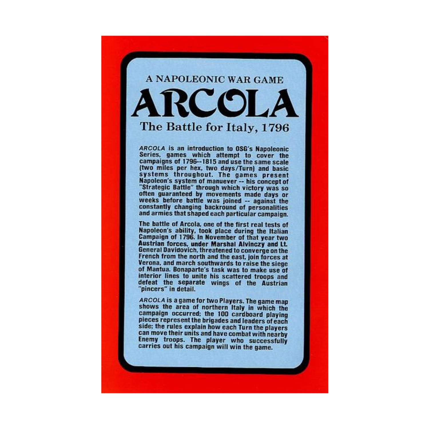 OSG Wargame Arcola Bag VG+
