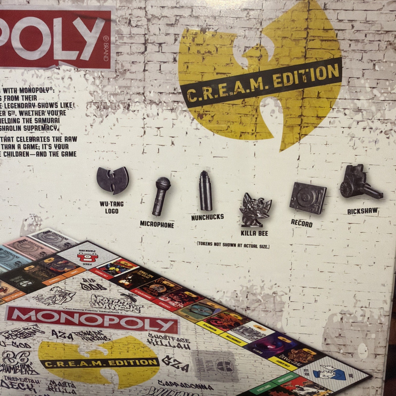 New Sealed Wu Tang Clan Cream (C.R.E.A.M. Edition) Monopoly Board Game x1