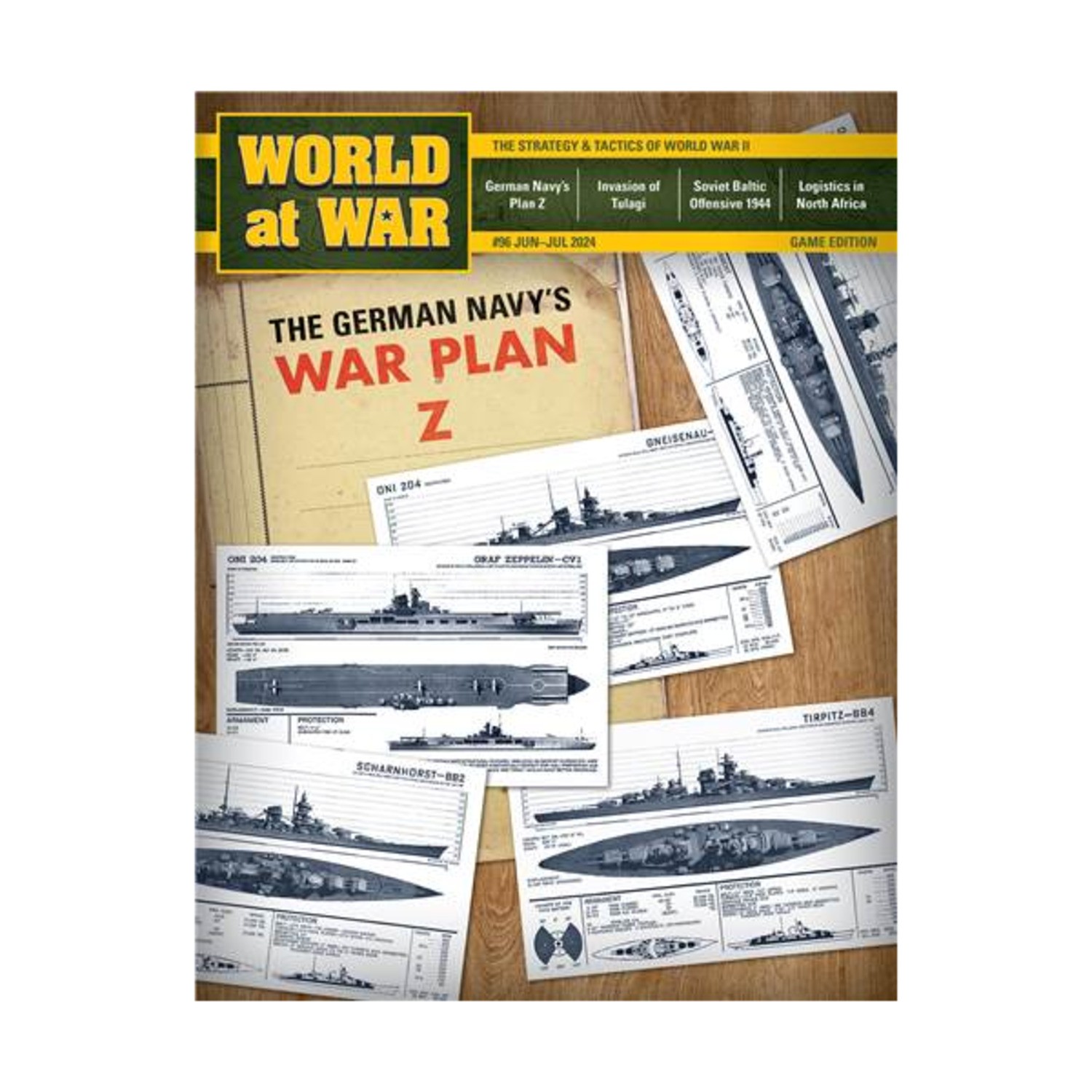 Decision Games World At War Mag #96 w/War Plan Z Mag New