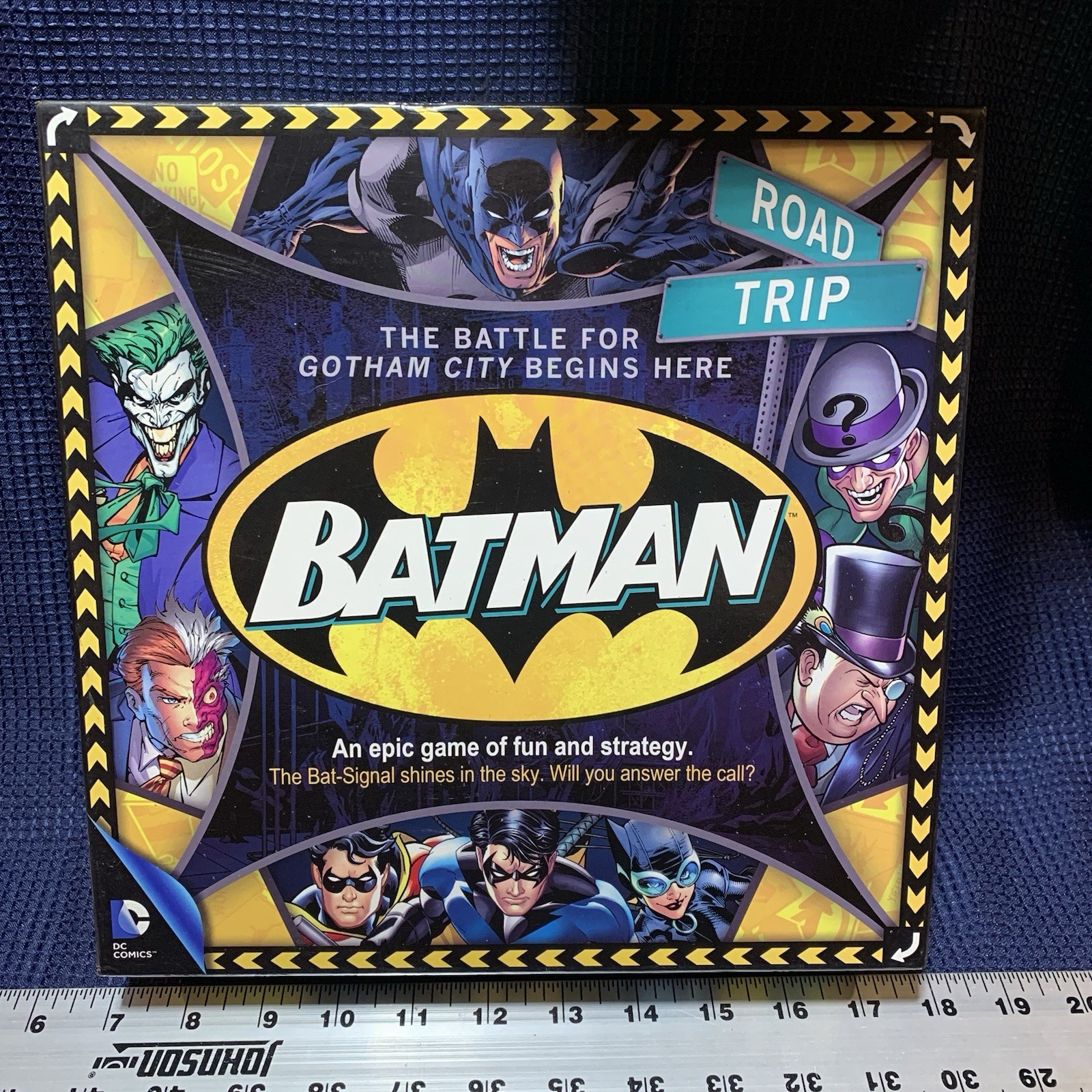 2014 DC Comics Batman Road Trip Gotham City Battle Game Complete Free Shipping