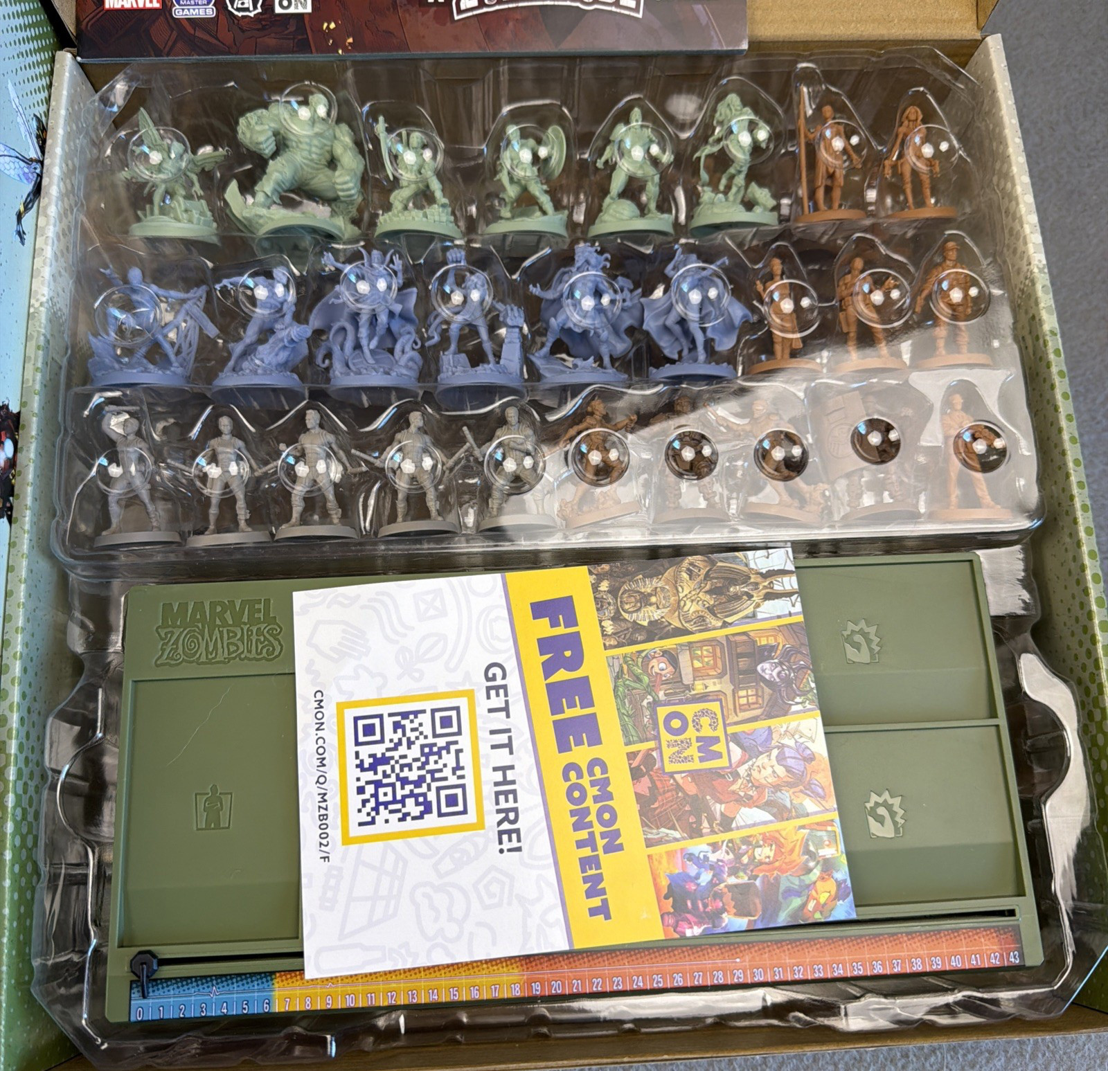 MARVEL ZOMBIES: CORE BOX A ZOMBICIDE Board Game CMON Complete