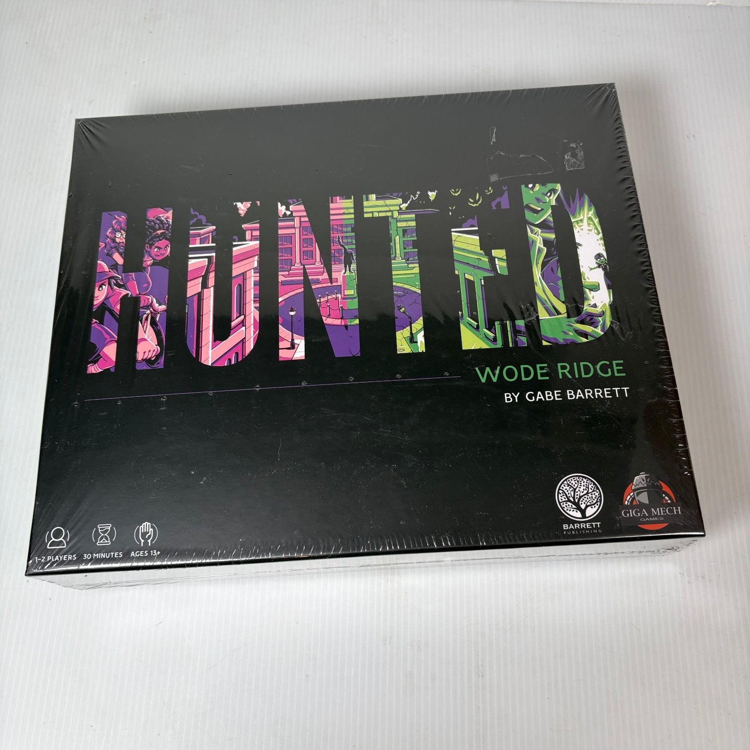 HUNTED WODE RIDGE Barrett Publishing Board Game 1-2 Players Ages 13+ Cardboard