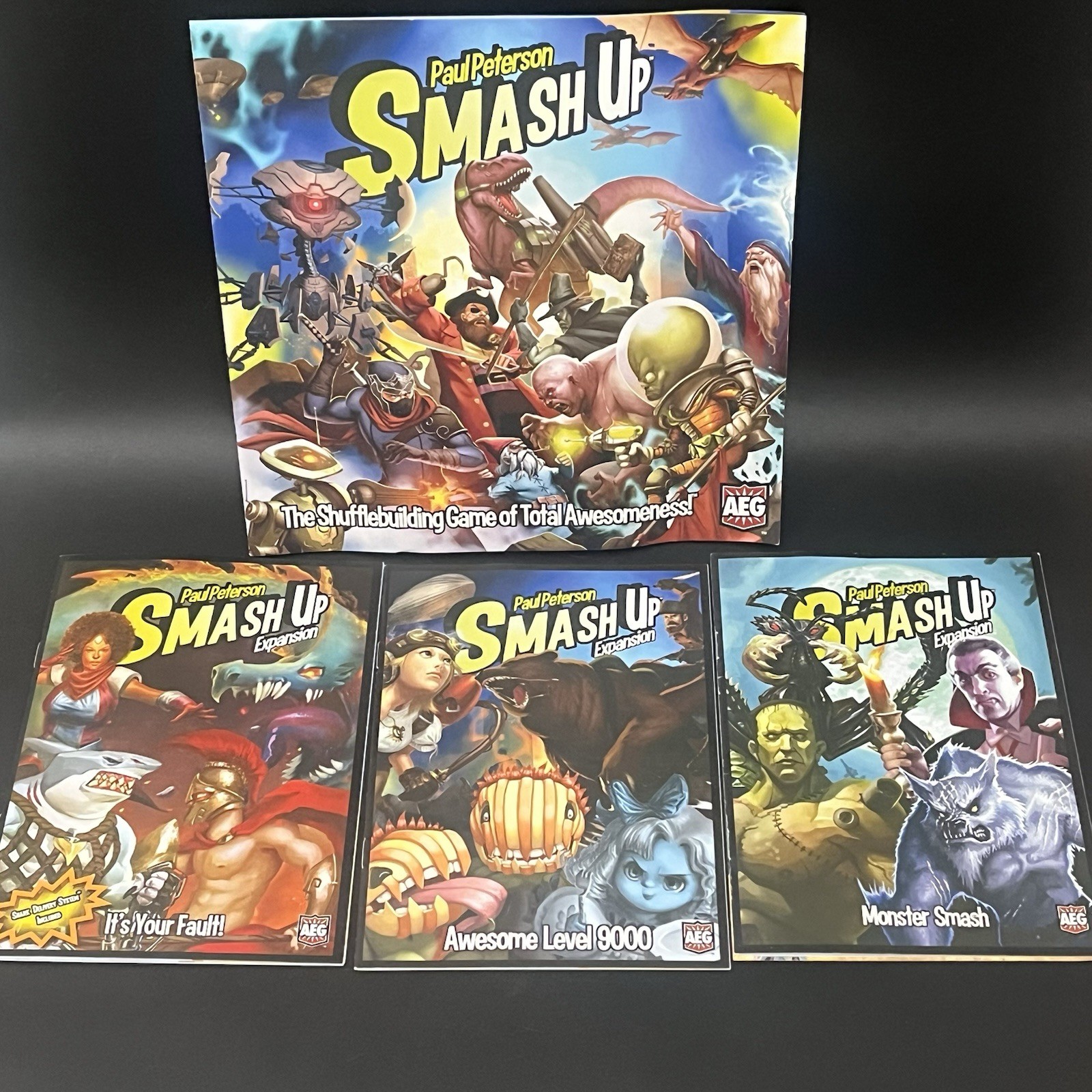 Smash Up The Big Geeky Box, Includes Core Set & 3 Expansions