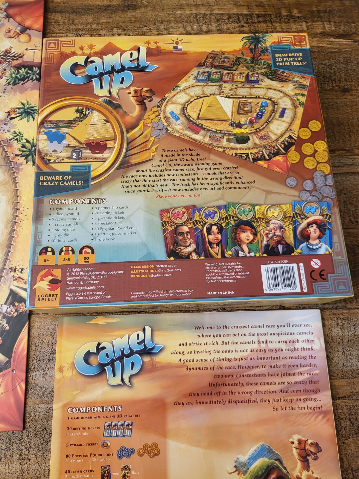 CAMEL UP Second Edition 2018 Strategy Dice Game Family Board Game