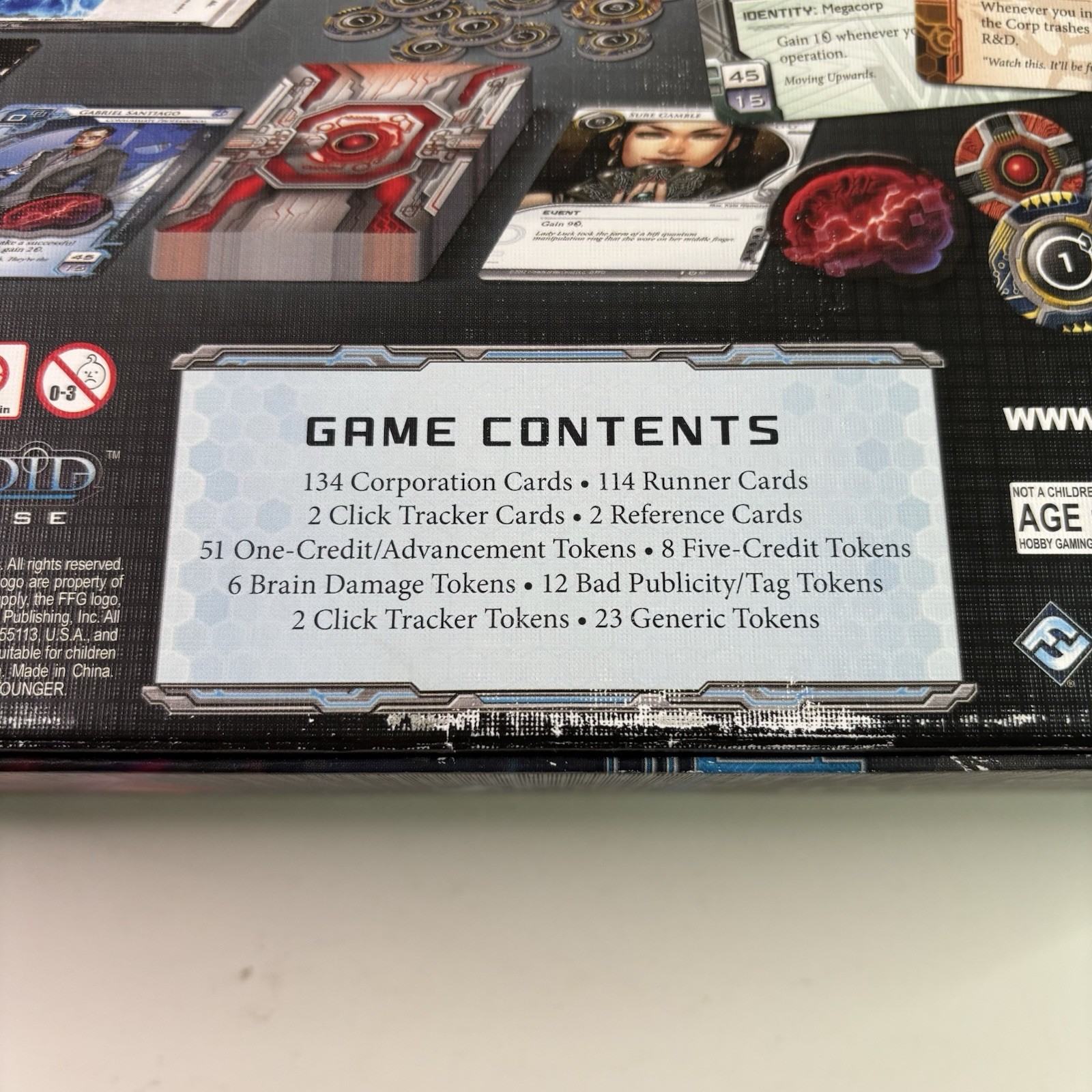 Android Netrunner The Card Game. Fantasy Flight Games 2012. Complete. Ages 14+