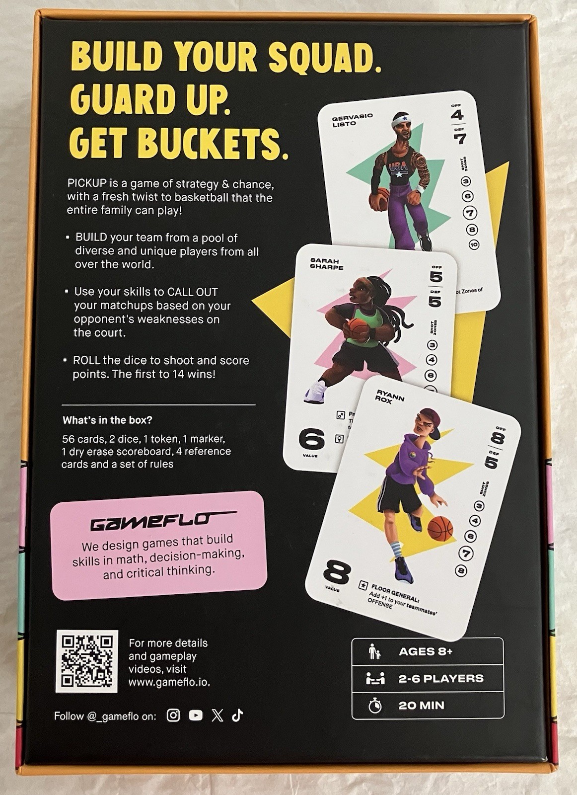 Pickup Basketball Card Game By Gameflo New, Not Shrink Wrapped