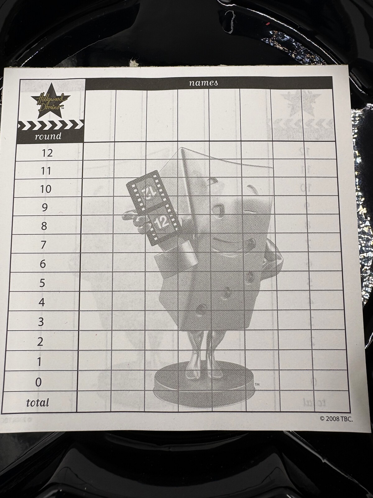 Hollywood Domino Premiere Edition Parker Brothers Hasbro 2008 Game 05654