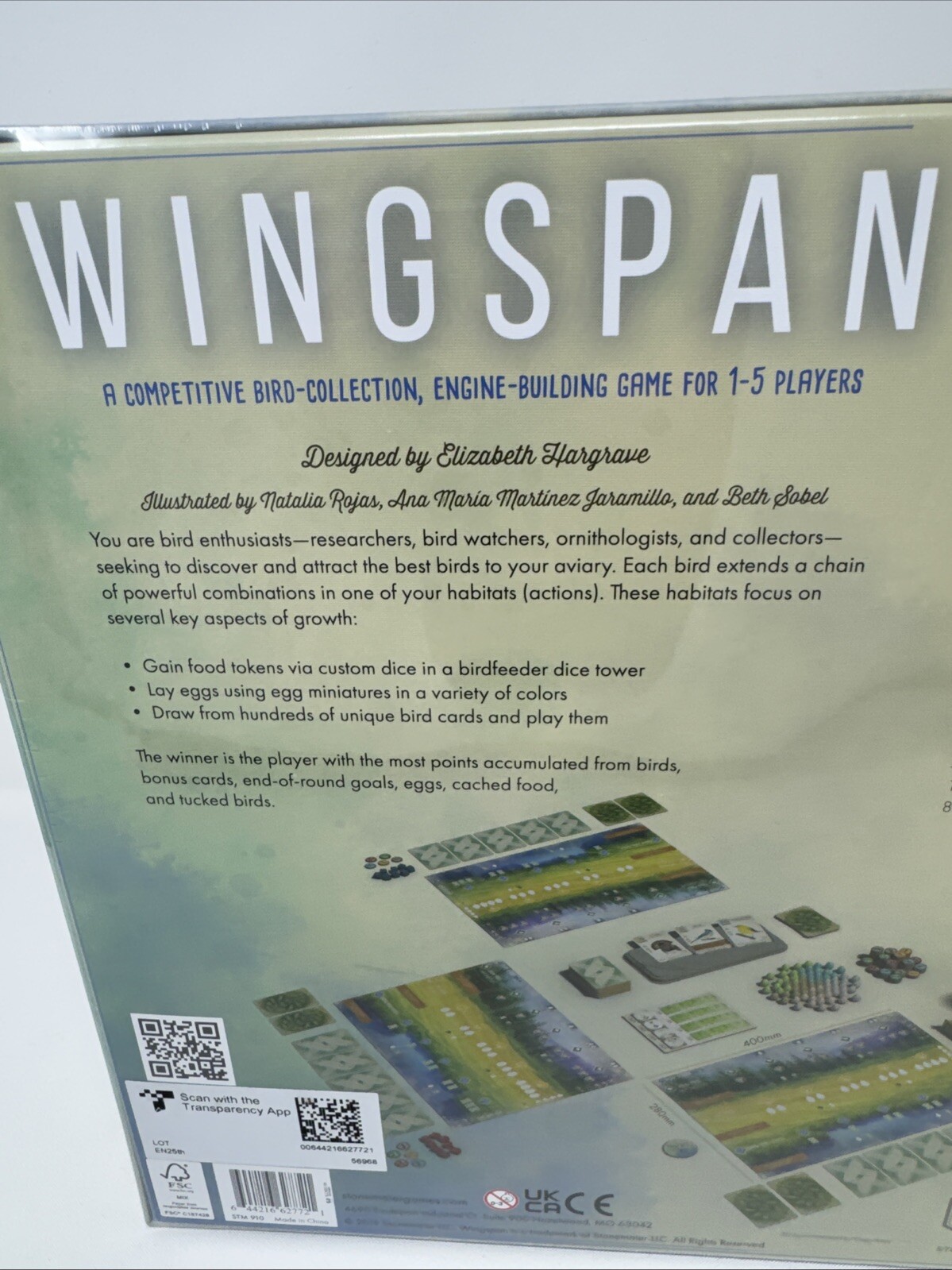 Stonemaier Games STM910 Wingspan 2nd Edition Board Game SEALED