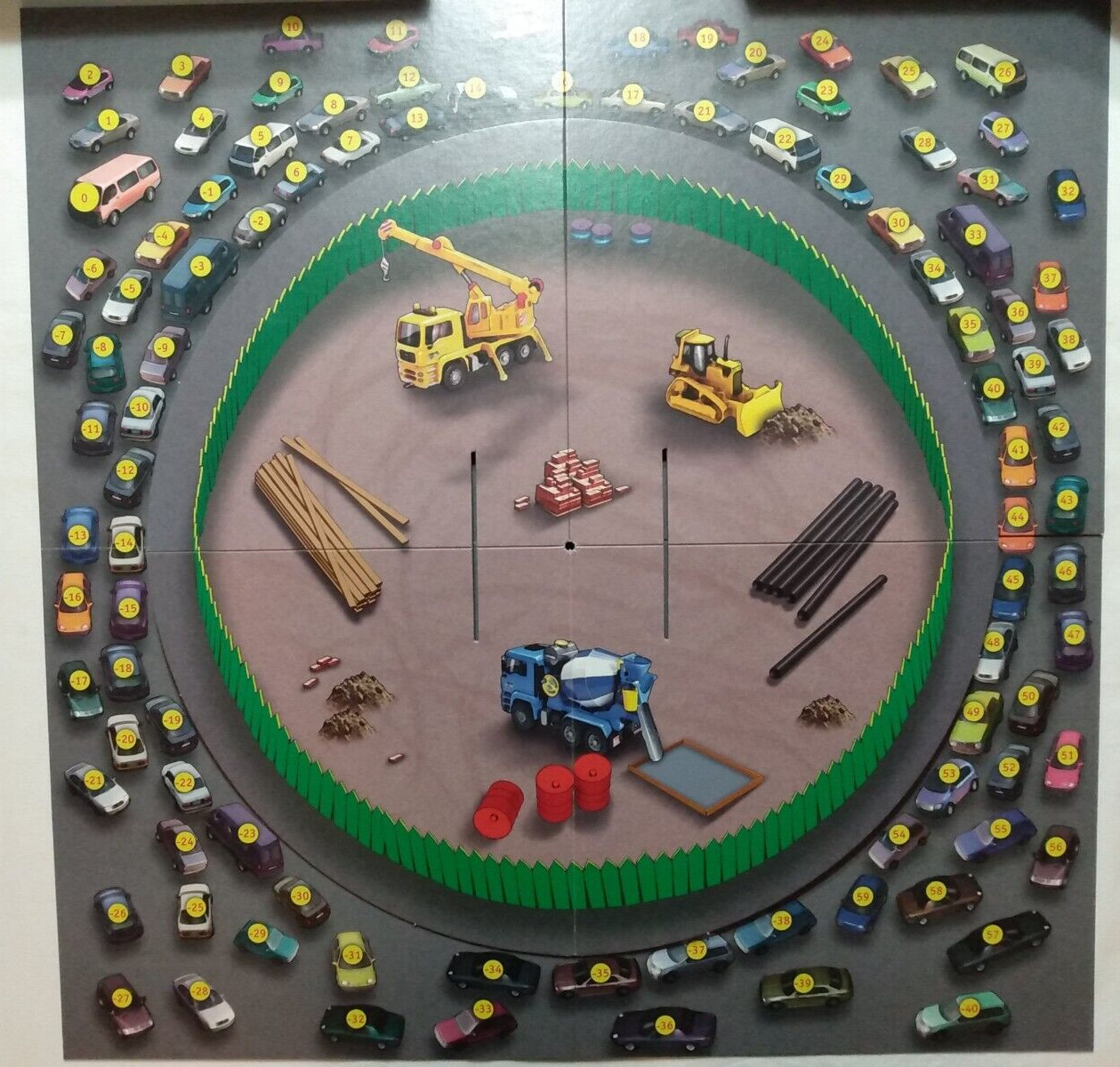 Game Skyscrapers Sirius Building & Blocking 2-4 play Ages 8 Up Mainini Boelinger