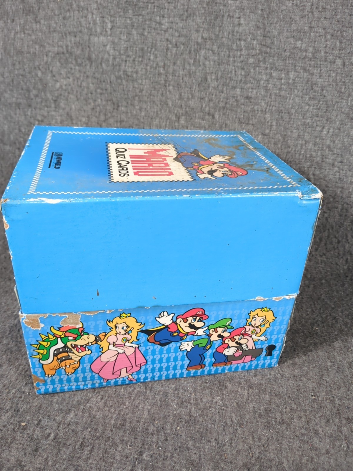 Vintage 1995 Mario Quiz Cards By Atlas Editions 115 Trivia Cards with Manual