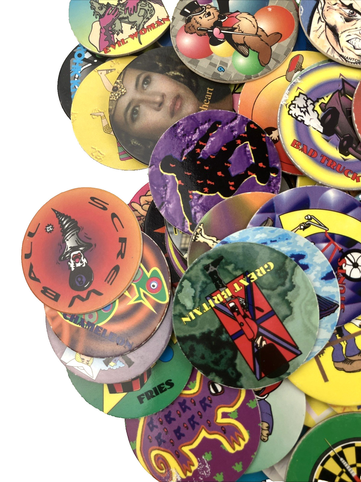 POGS LOT of 300+ Misc Variety Vintage