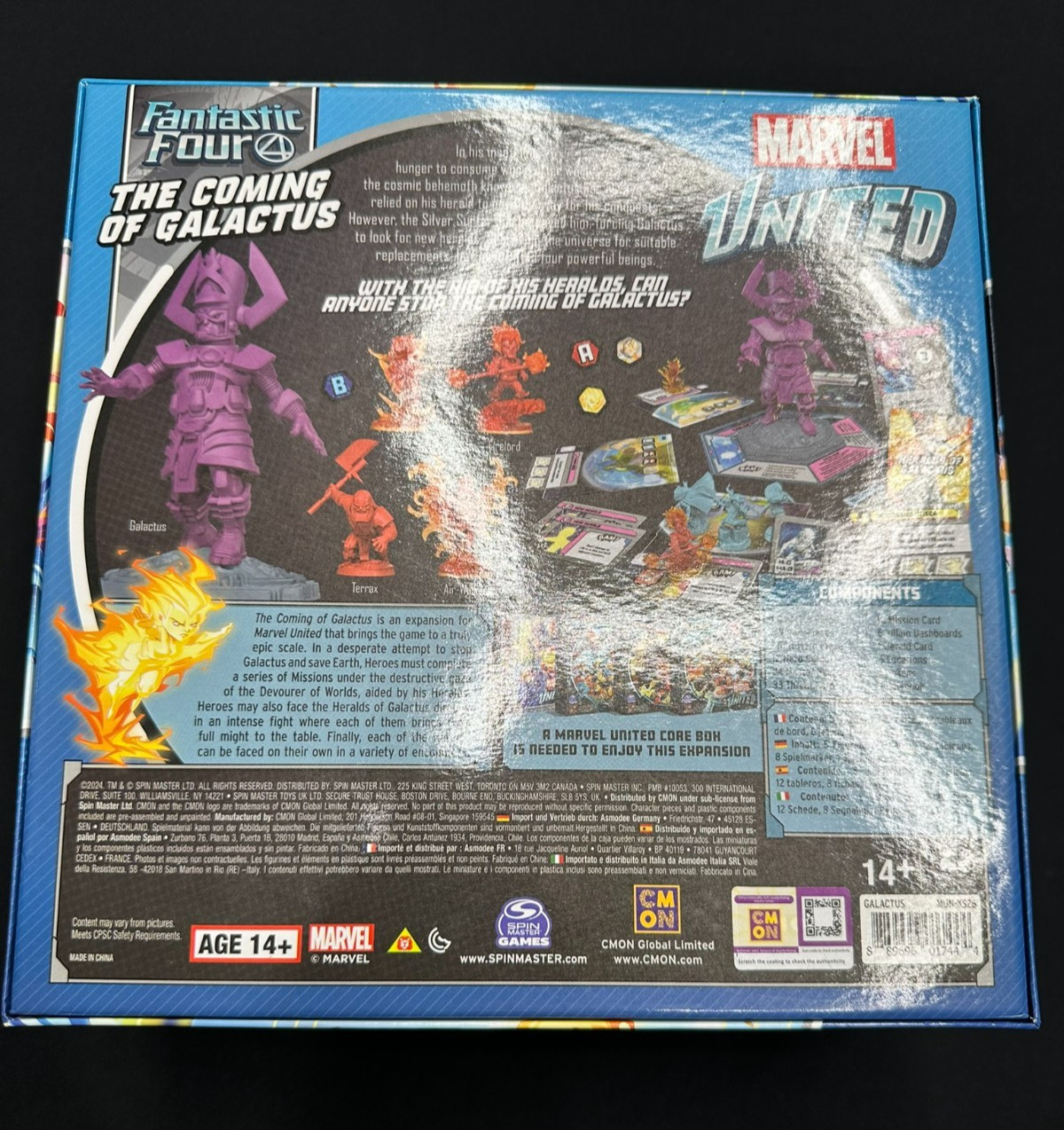 Marvel United 2x Expansion Lot (Fantastic Four 4 Galactus ) Kickstarter CMON