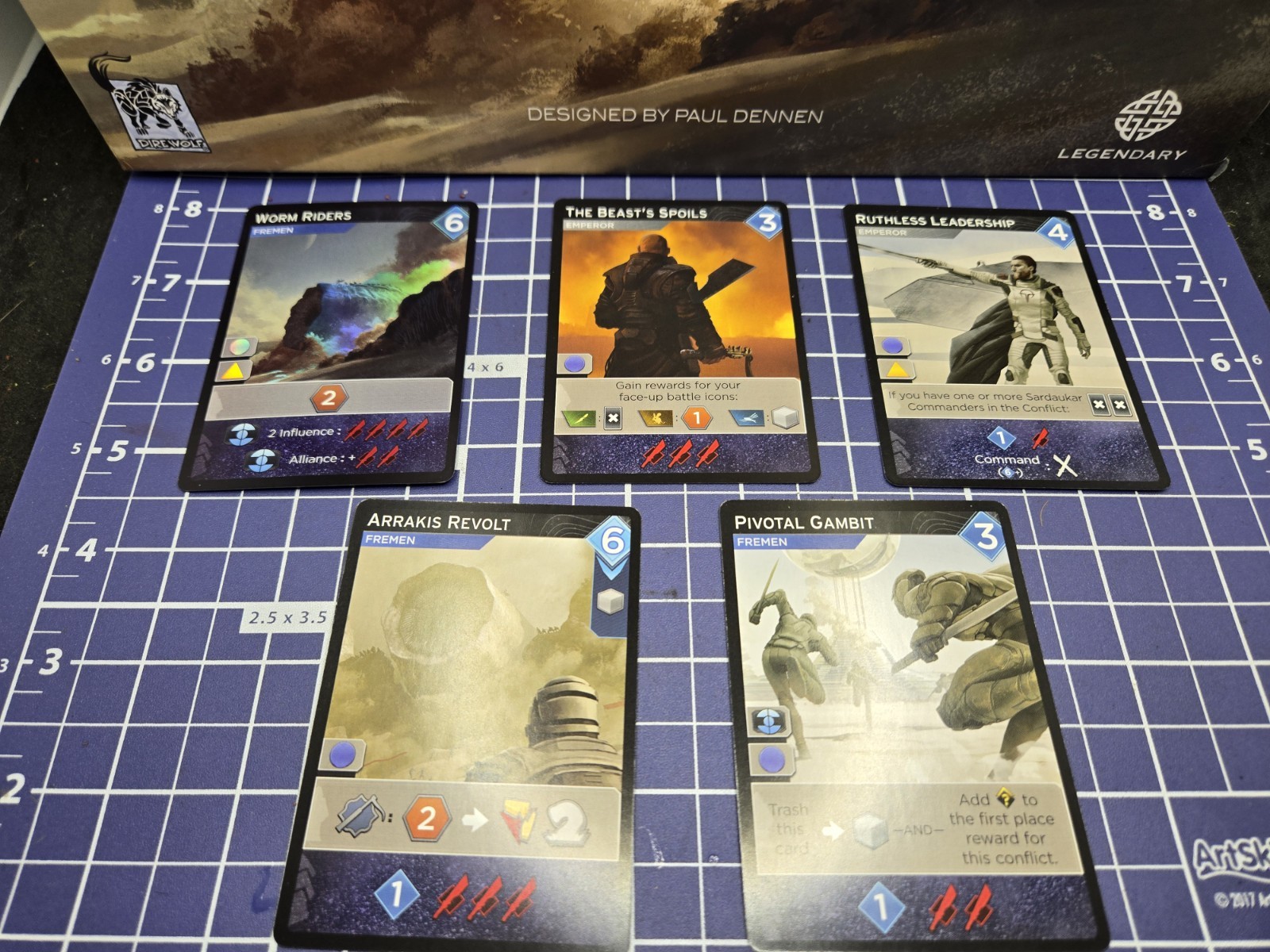 Dune Imperium Uprising Bloodlines Board Game Promo Cards Rare Foil