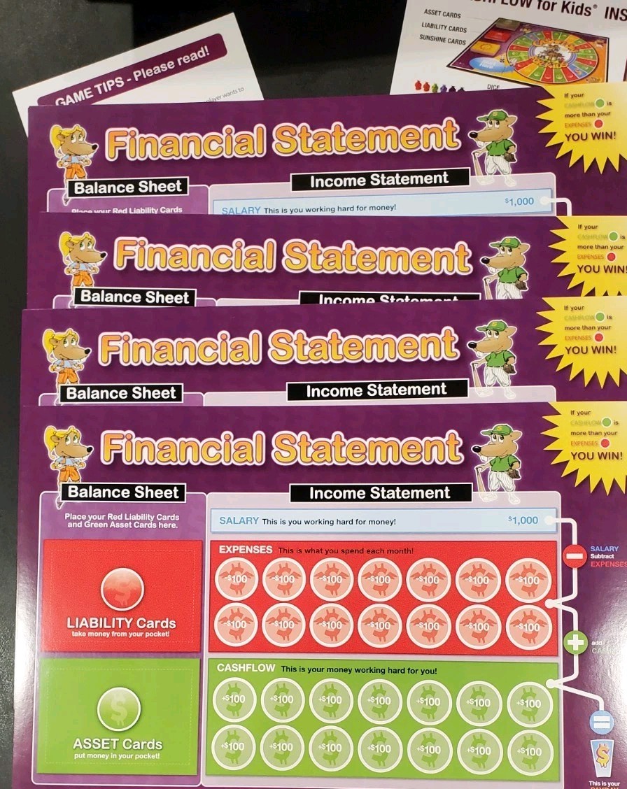 Cashflow for Kids Board Game 2017 COMPLETE Rich Dad Poor Financial Education