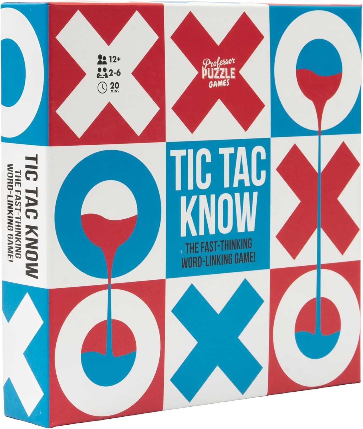 NEW Professor Puzzle Tic Tac Know Party Game Fast Word Game 2–6 Players