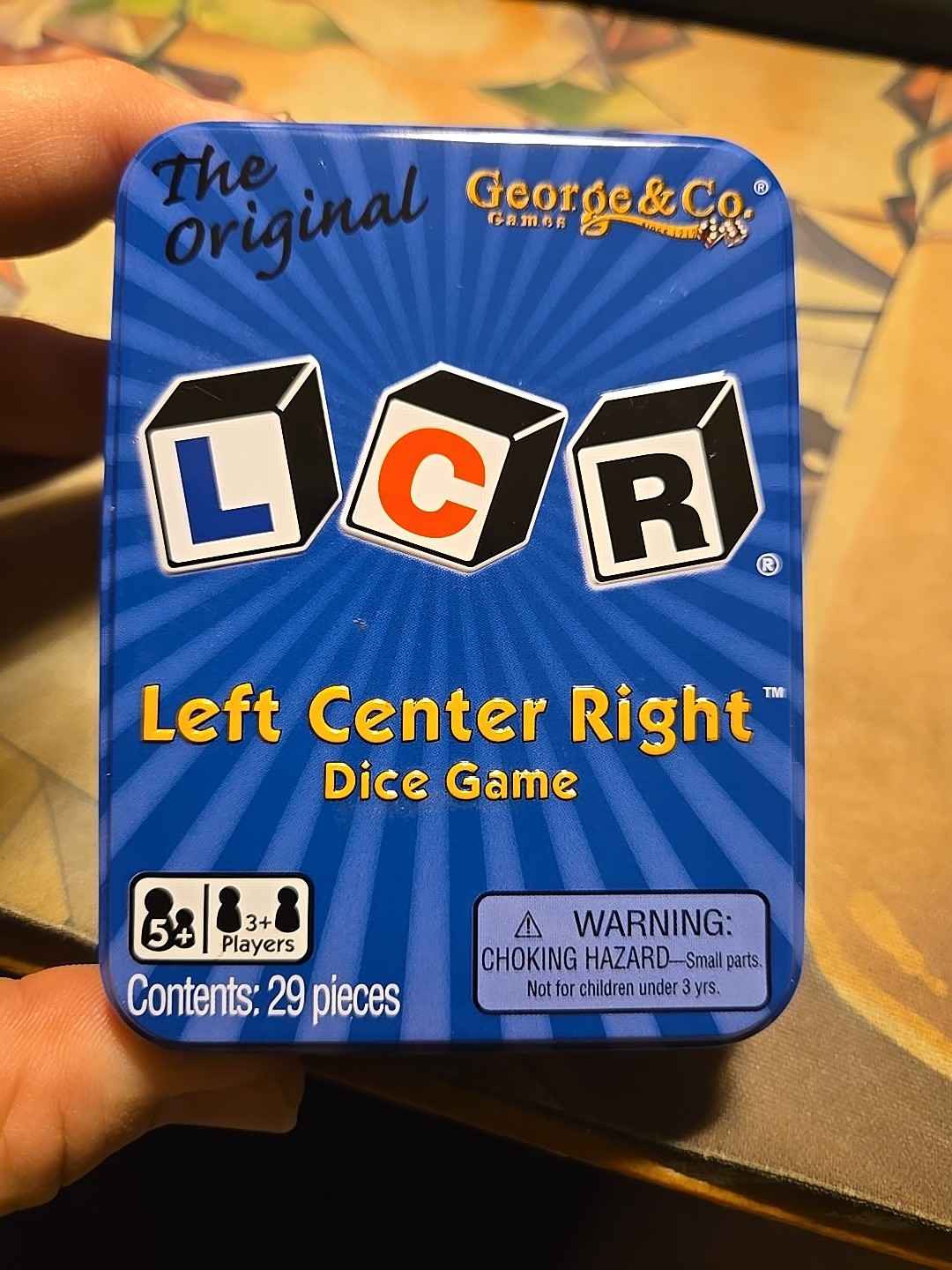 George and Company Left Center Right Dice Game