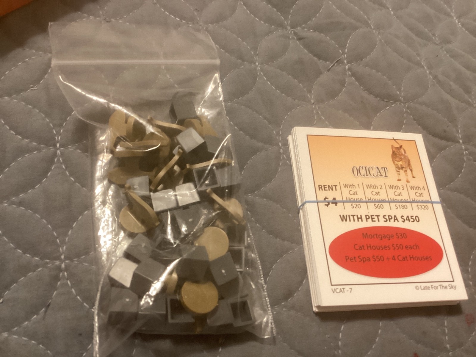 CATOPOLY COMPLETE,SEALED! PIECES BOARD GAME, EXC. COND/SIAMESE, PERSIAN/ FREE PH