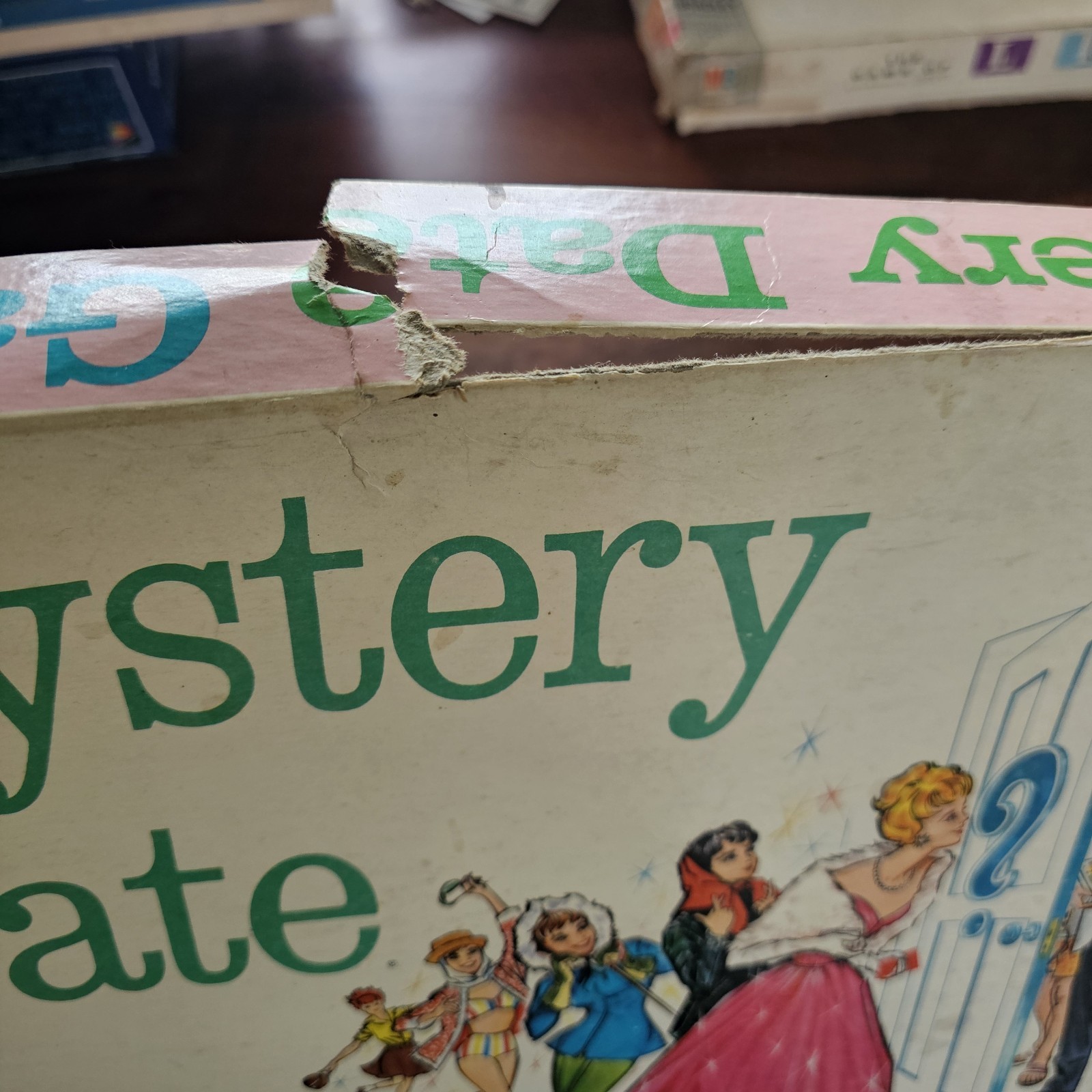 1965 MYSTERY DATE Vintage Original Version Board Game MILTON BRADLEY USA