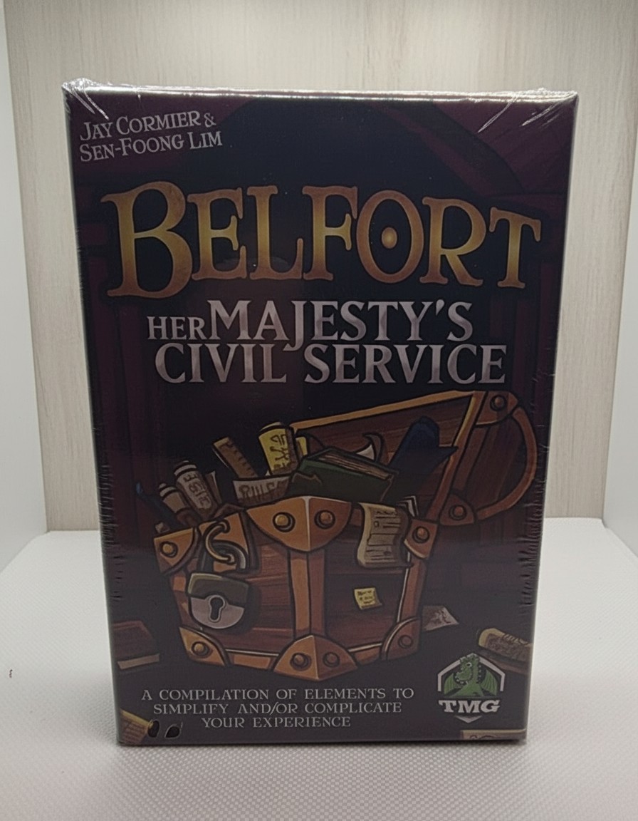 Belfort: Her Majesty’s Civil Service Expansion TMG Board Game – Sealed 2019 OOP