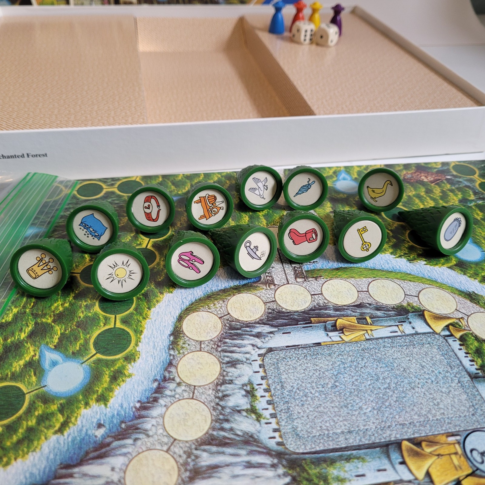 Vtg 1982 Enchanted Forest Board Game Ravensburg Germany Incomplete Description
