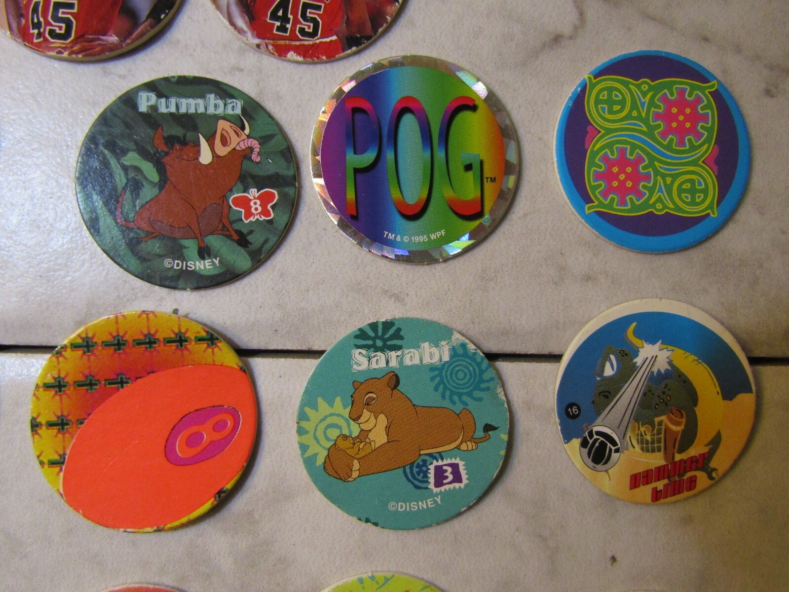 Pogs and Such Miscellaneous Lot of 22