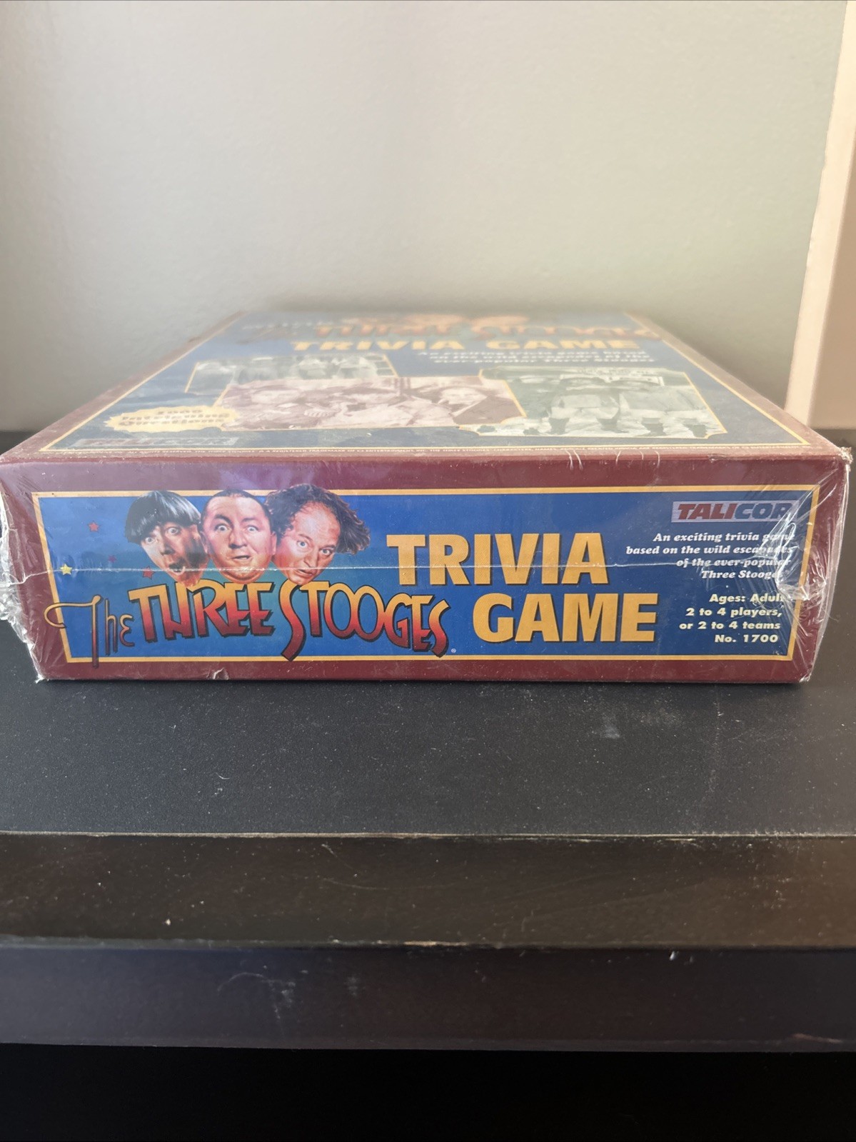 The Official Three Stooges Trivia Game Sealed In Plastic 2000 By Talicor
