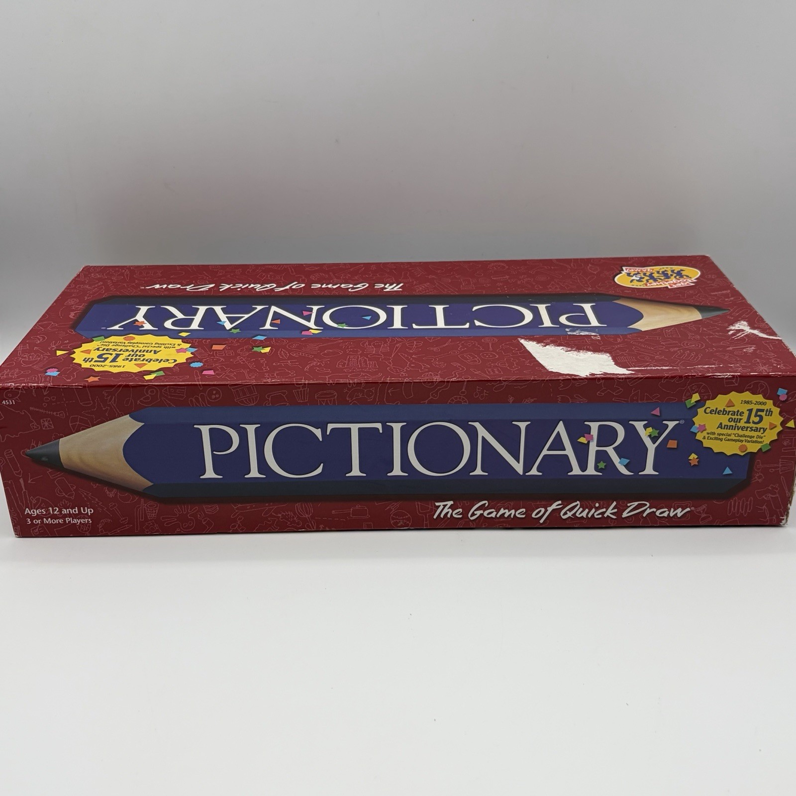 Vintage 2000 Pictionary The Game Of Quick Draw Board Game – 100% Complete