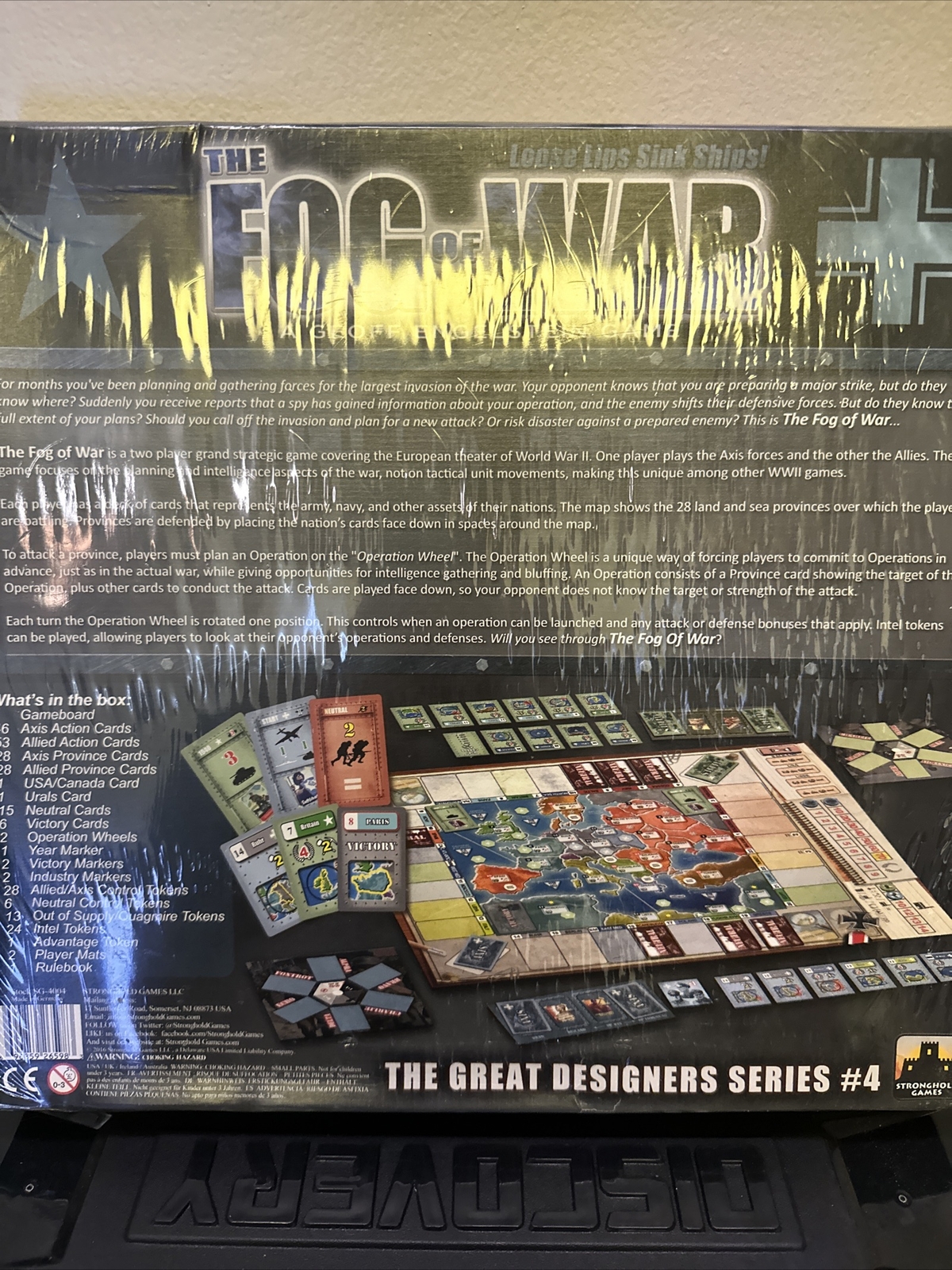 The Fog of War Board Game – Stronghold Games – NEW & Sealed
