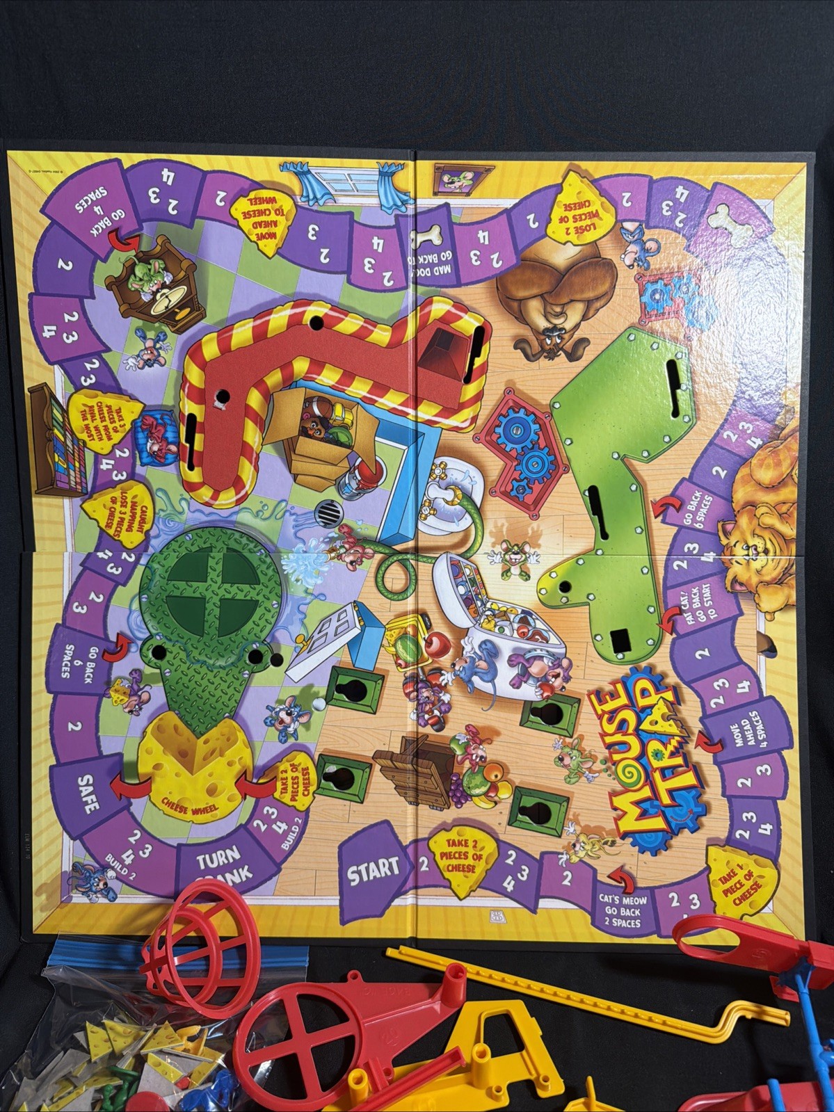 Hasbro 04657 Gaming Mouse Trap Board Game Complete!! 2005