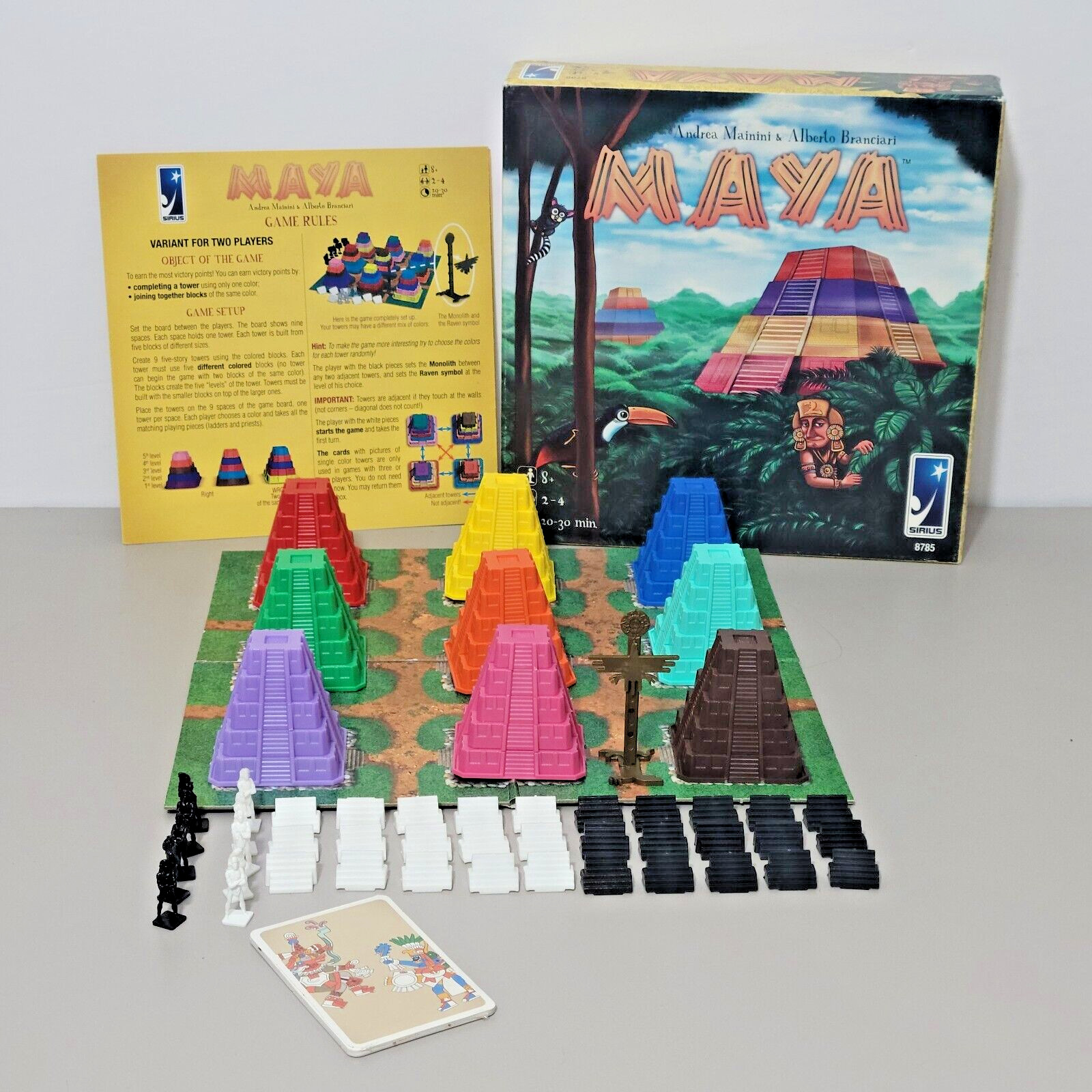 MAYA by Sirius Board Games 2011 Complete