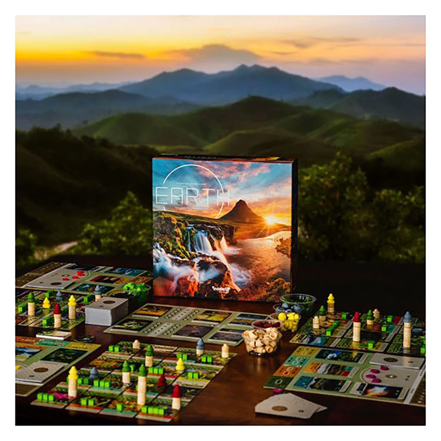 Inside Up Games Earth | Board Game of the Year 2023 | Ecosystem Building, Car…