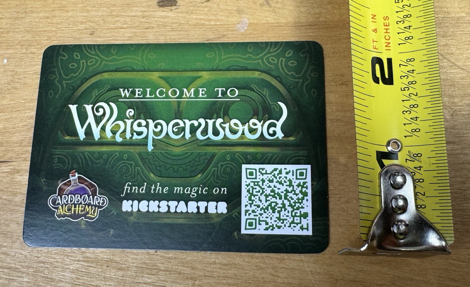 Whisperwood Cardboard Alchemy Promo Card Board Game Gen Con 2025 Preview Ad NEW