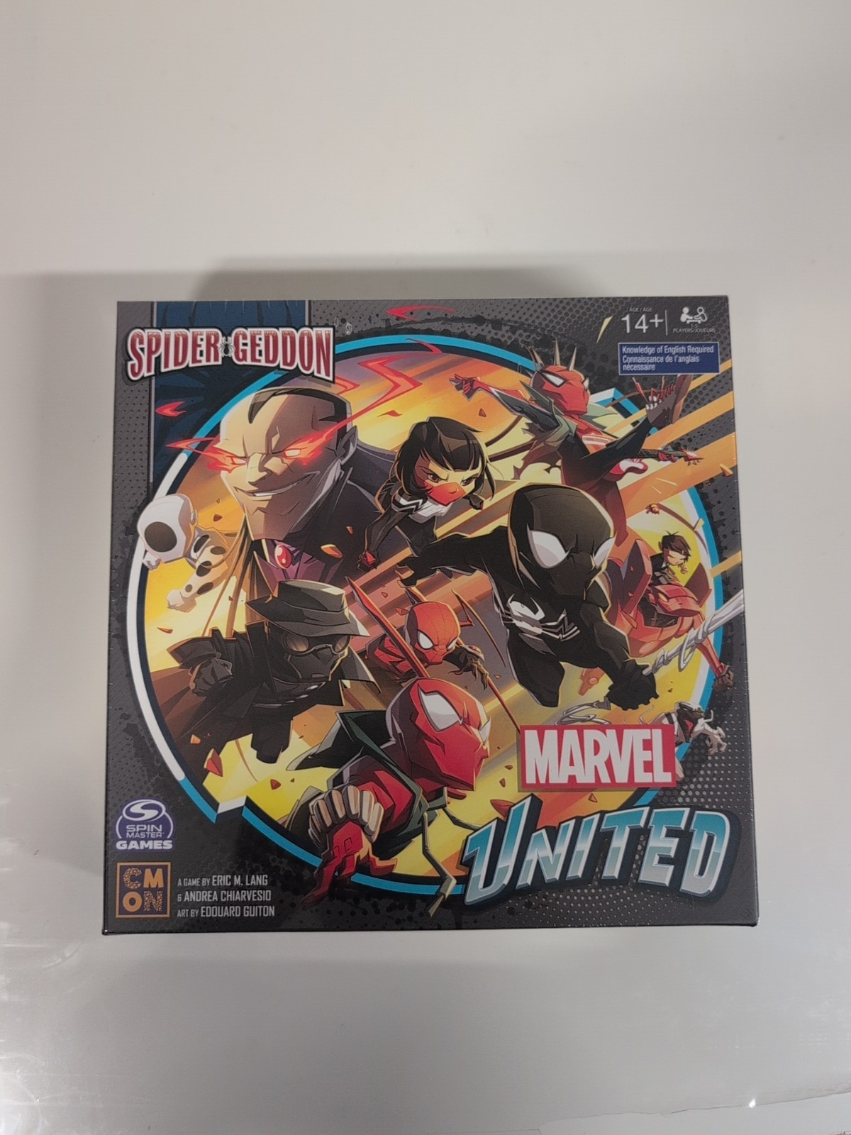 Marvel United Spider Geddon Board Game 1 To 4 Players Ages 14 And Up