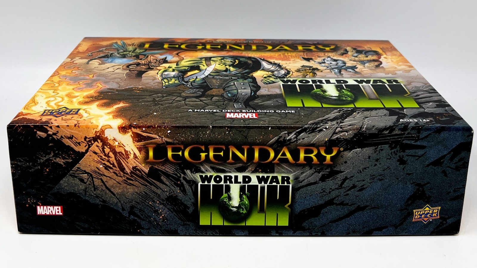 Upper Deck Legendary: World War Hulk Deck Building Game COMPLETE SLEEVED USED