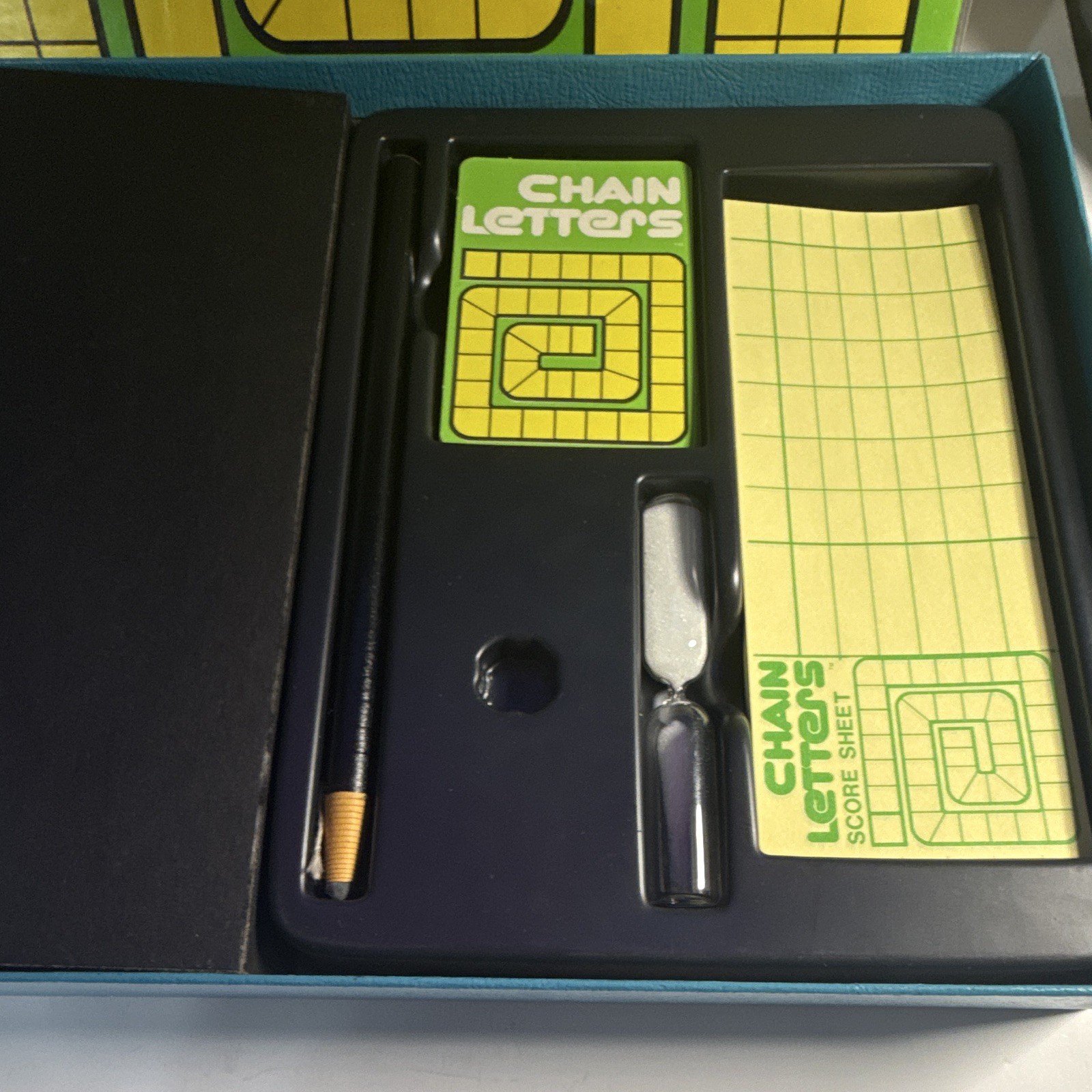 NBC Hasbro Chain Letters Vintage Word Board Game 1970 2+ Players Ages 8-11