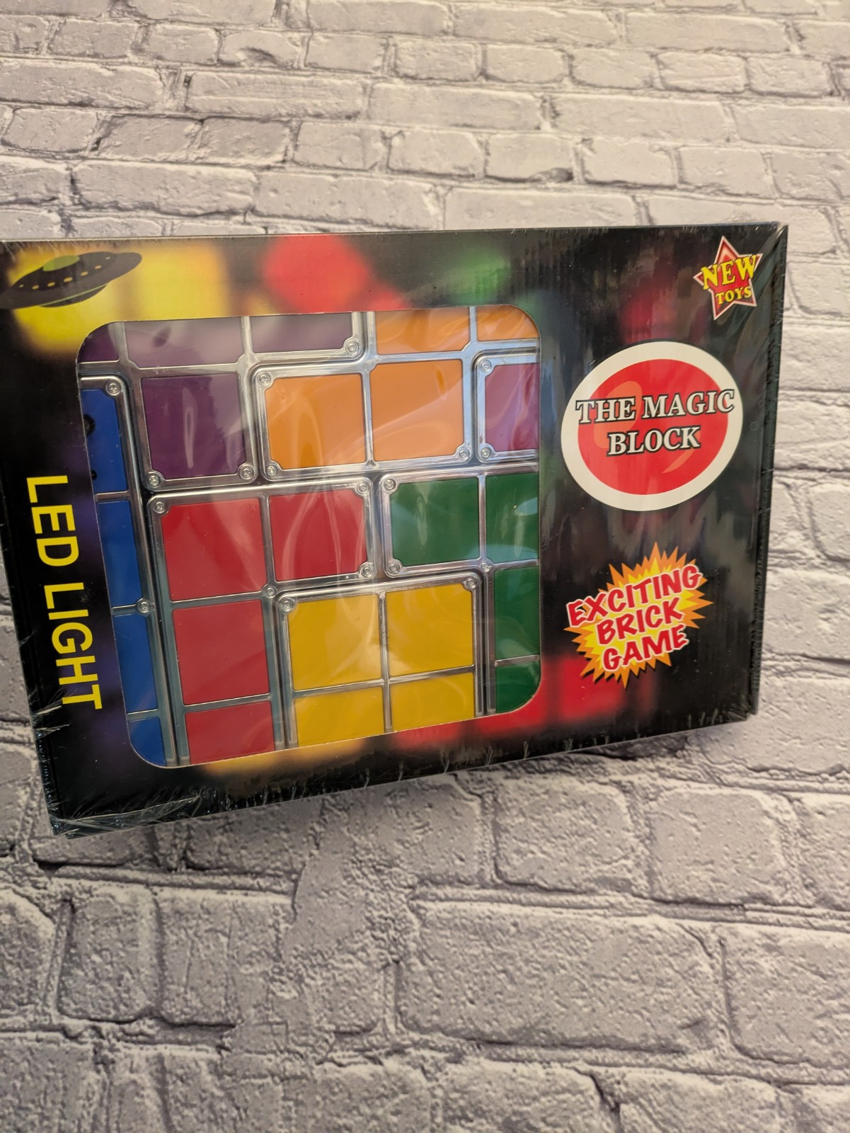 NEW SEALED The Magic Block Brick Game LED 8+ Years