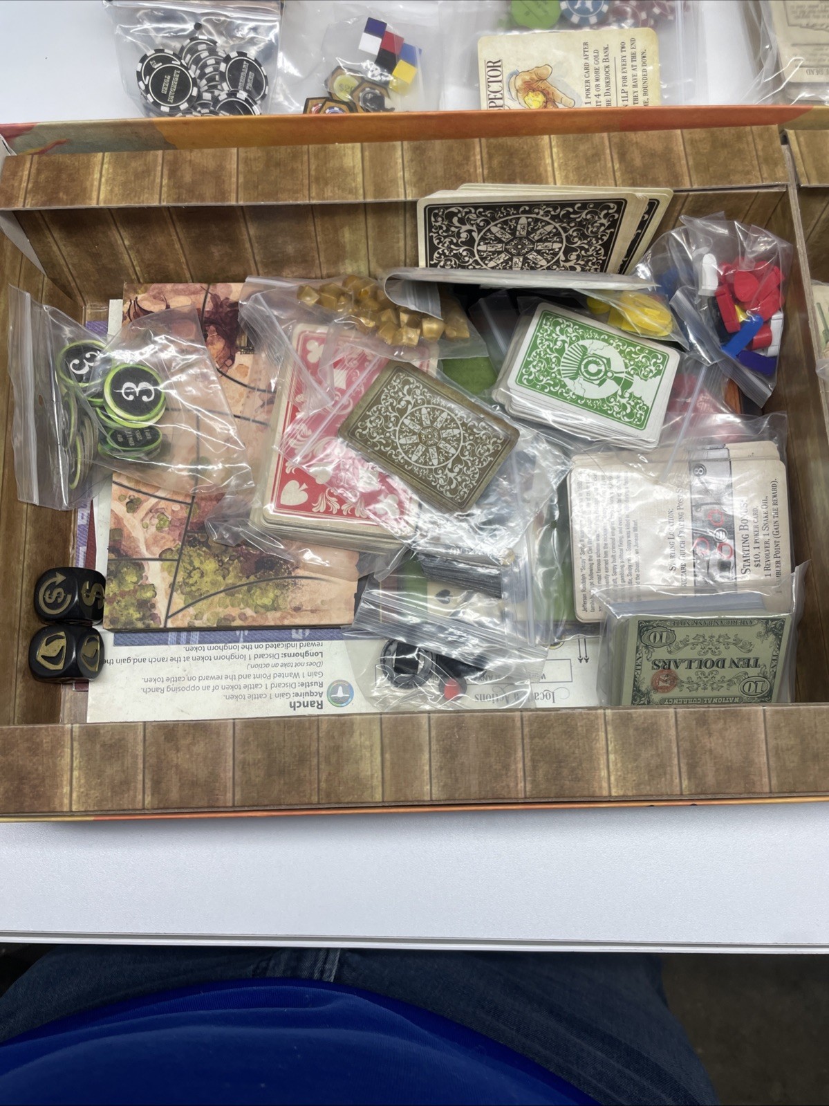 Western Legends + Blood Money +3 Expansions Kickstarter Plastic Chips Board game