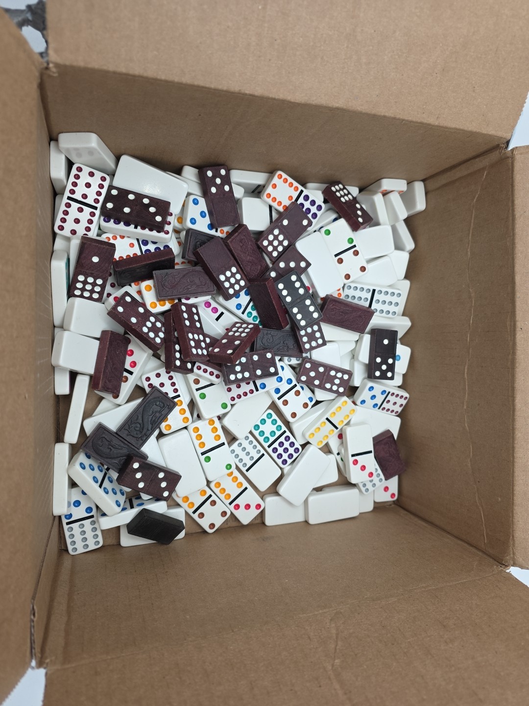 17 LB Domino Lot: Bulk Mixed Dominos Huge Wholesale Game Tile Collection #3