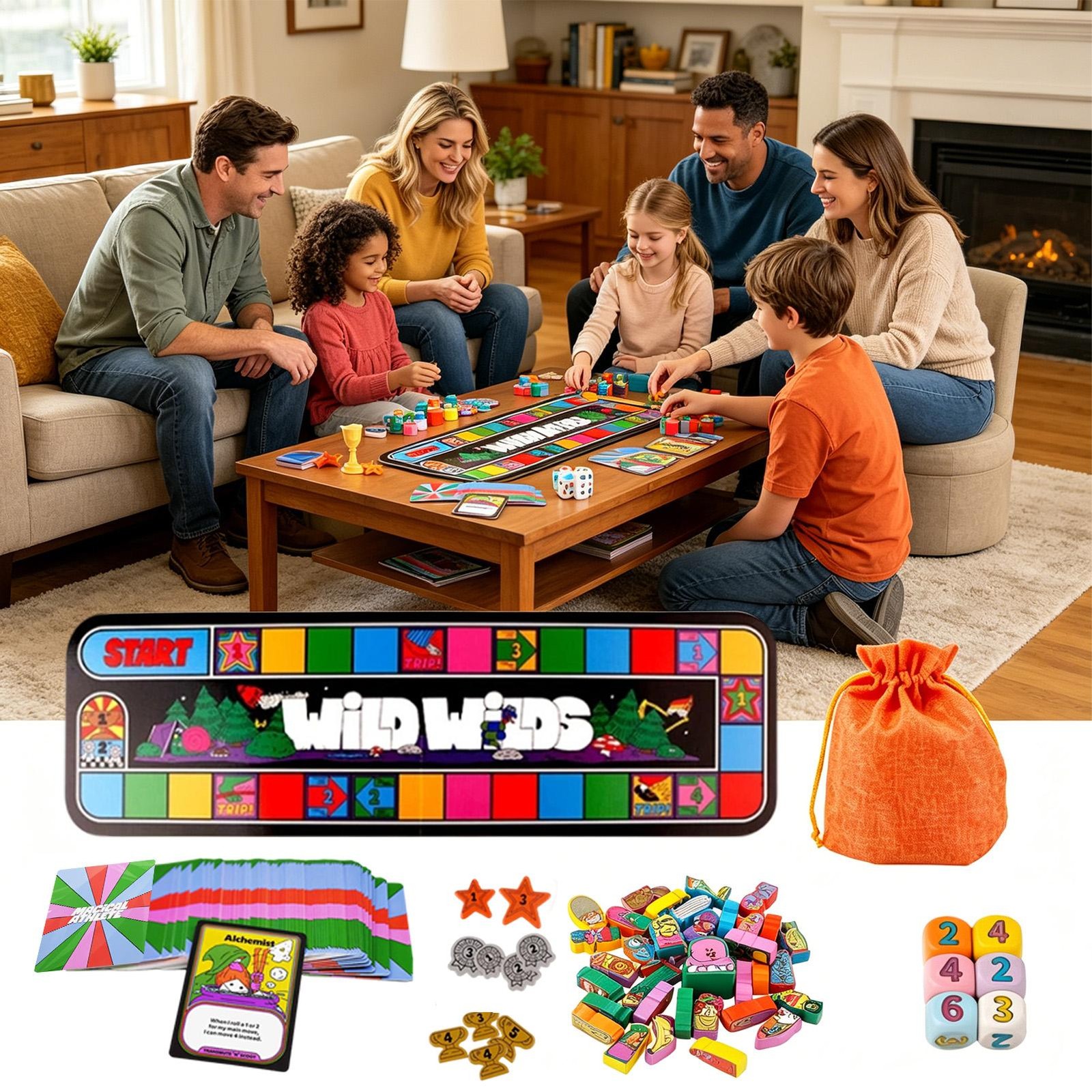 Magical Athlete Board Game – A Party Game of Pure Racing Chaos