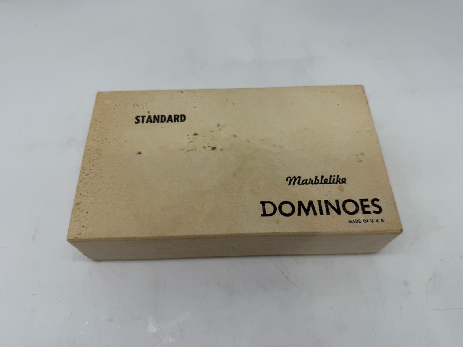 Vintage Puremco Standard Marblelike #616 IVORY Dominoes