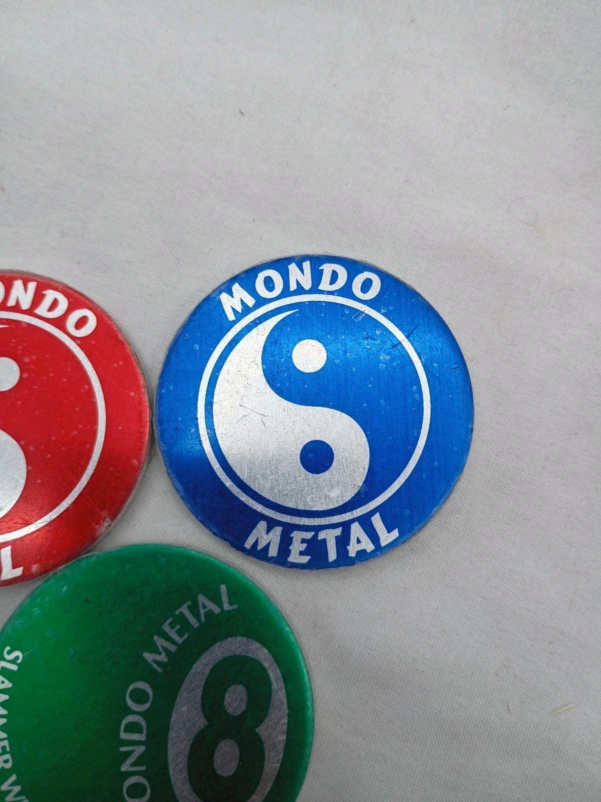 Lot of 3 1994 POGS Slammer Whammers MONDO METAL Imperial