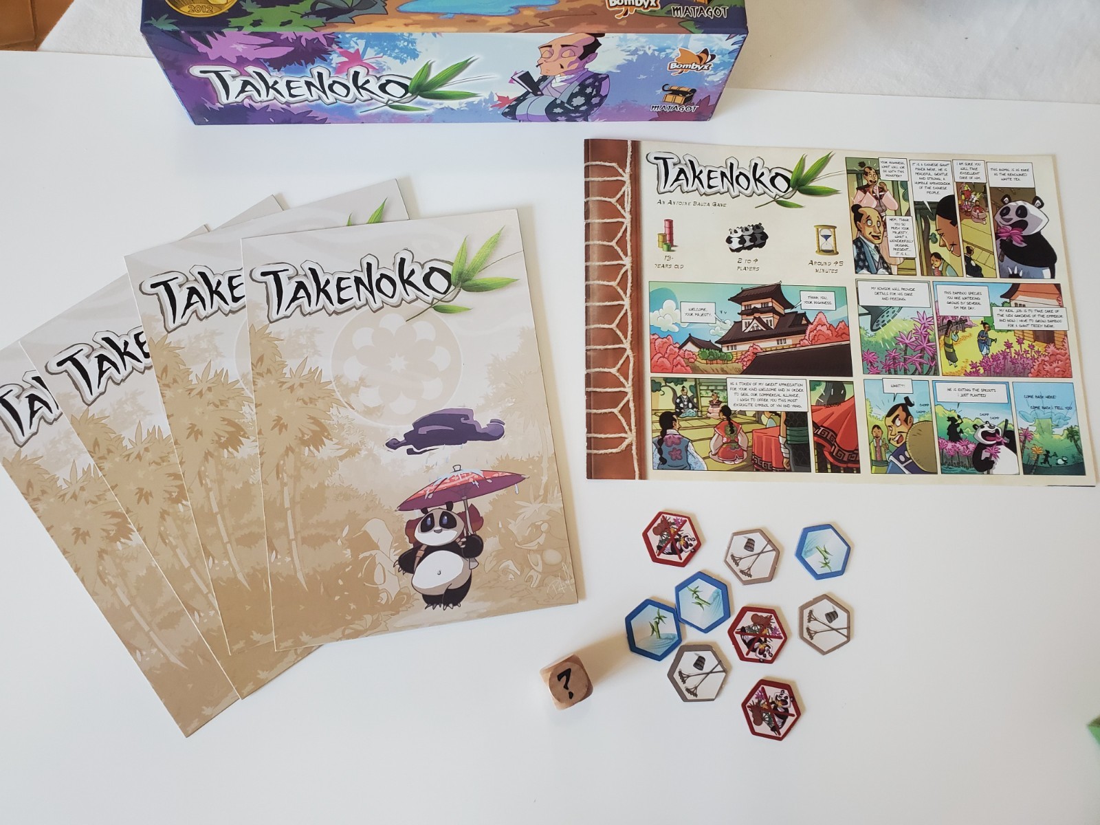 Takenoko Complete Bamboo Garden Strategy Board Game Panda Golden Geek Award