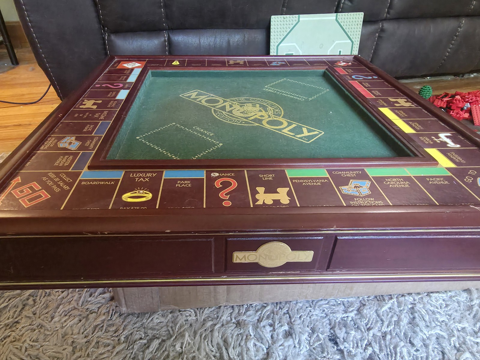 Franklin Mint MONOPOLY Collector’s Edition Wood Board Game 1991 Complete* W/ COA