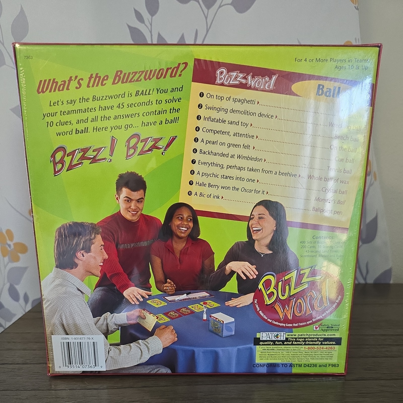 Buzz Word Board Game #7363 Ages 10 to Adult New Factory Sealed
