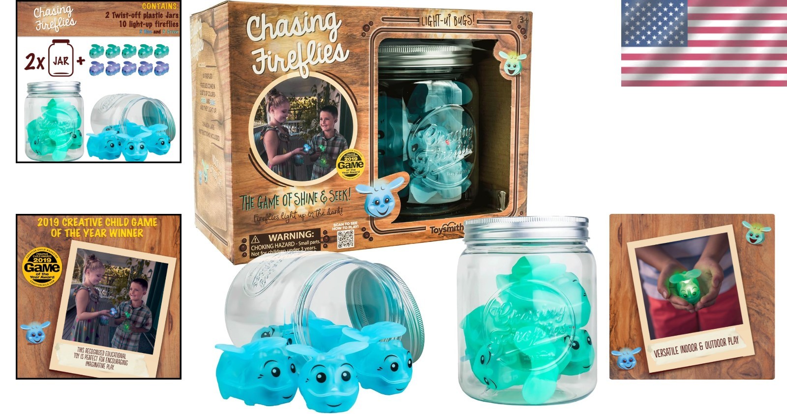 Interactive Glow & Catch Adventure – Chasing Fireflies Game for Kids, Ages 3+
