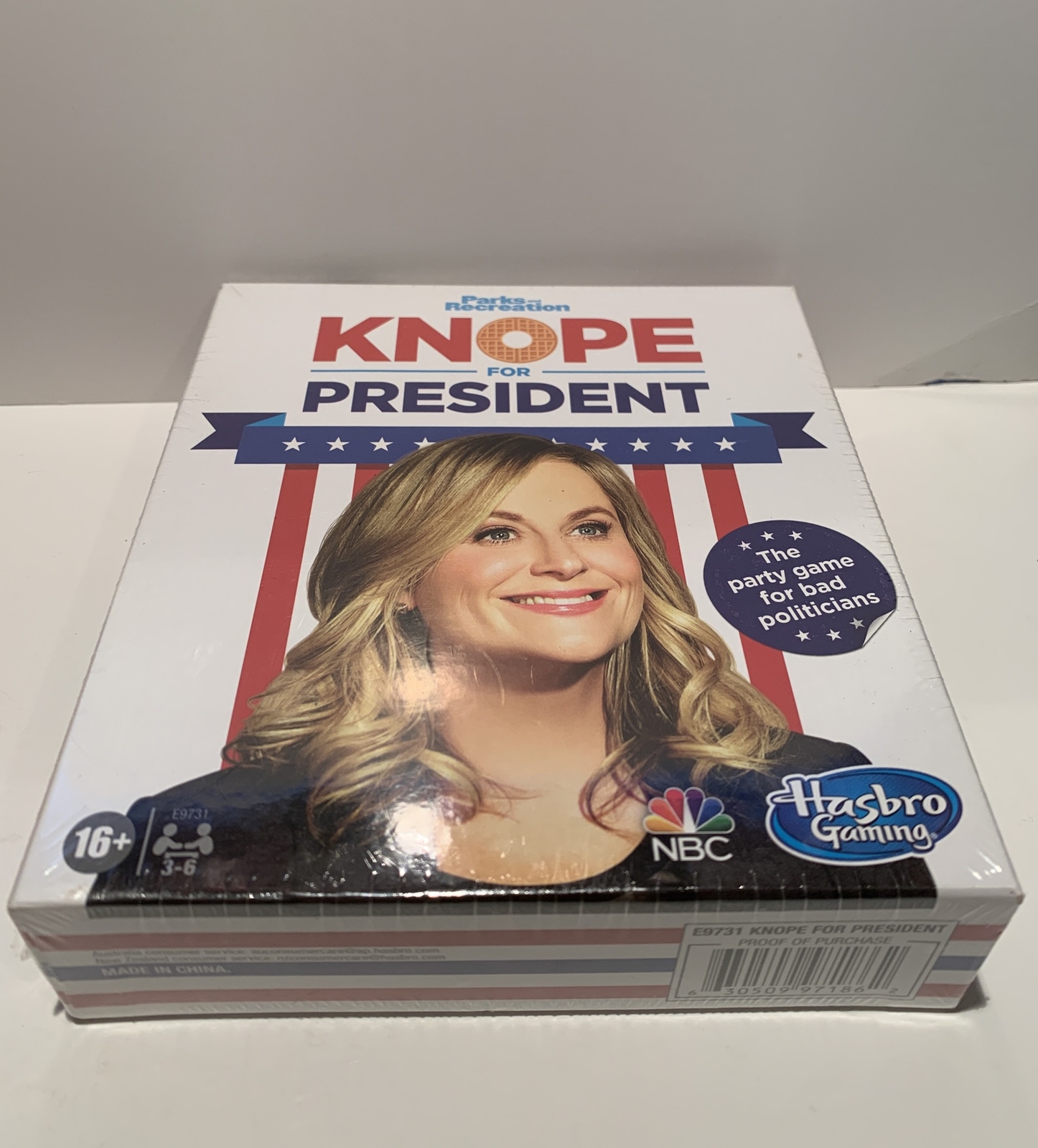 Parks And Rec Knope For President Party Card Game / Hasbro NBC